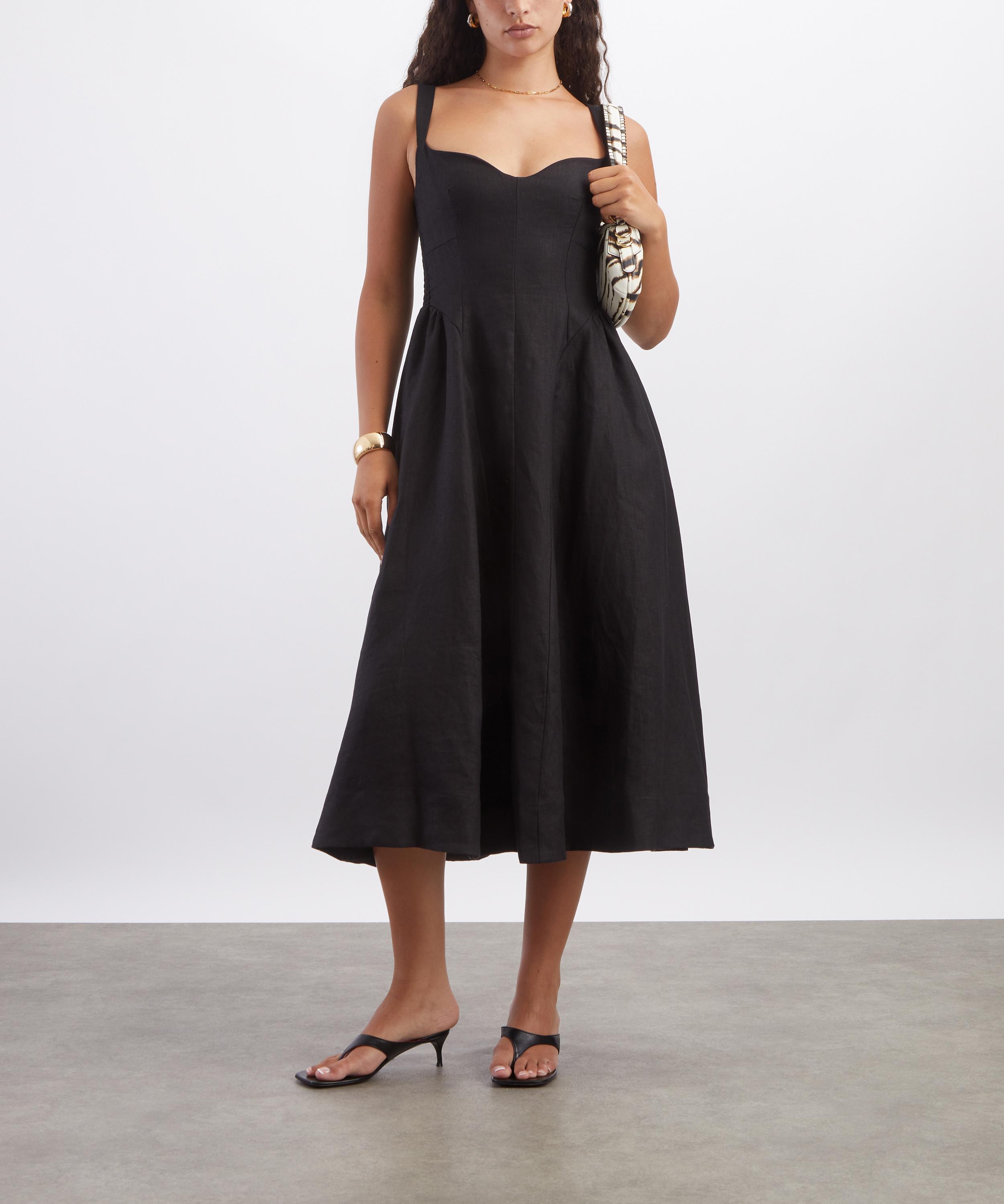 Reformation - Birdie Linen Midi Dress image number 1