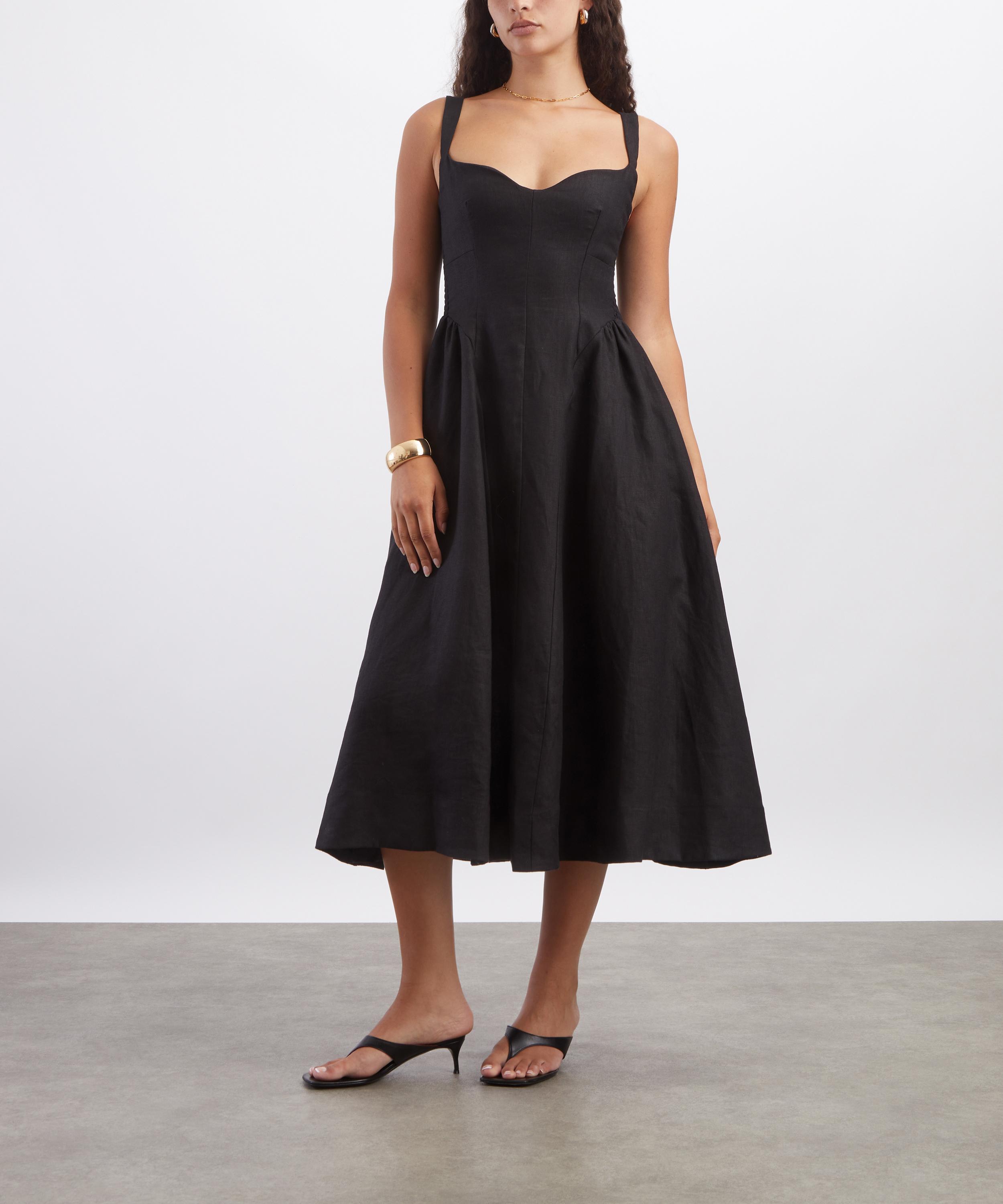 Reformation - Birdie Linen Midi Dress image number 2