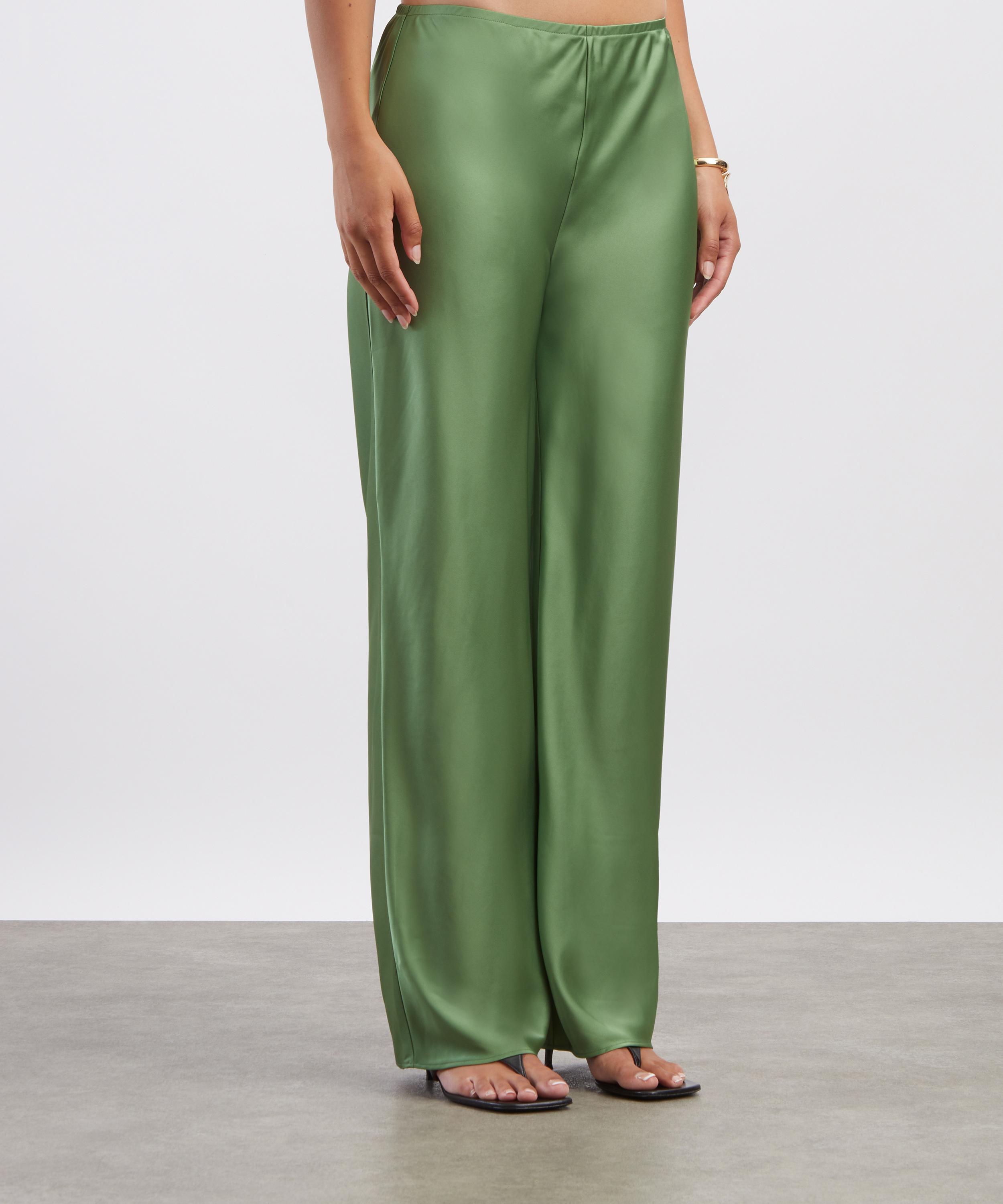 Reformation - Gale Satin Mid-Rise Bias Trousers image number 2