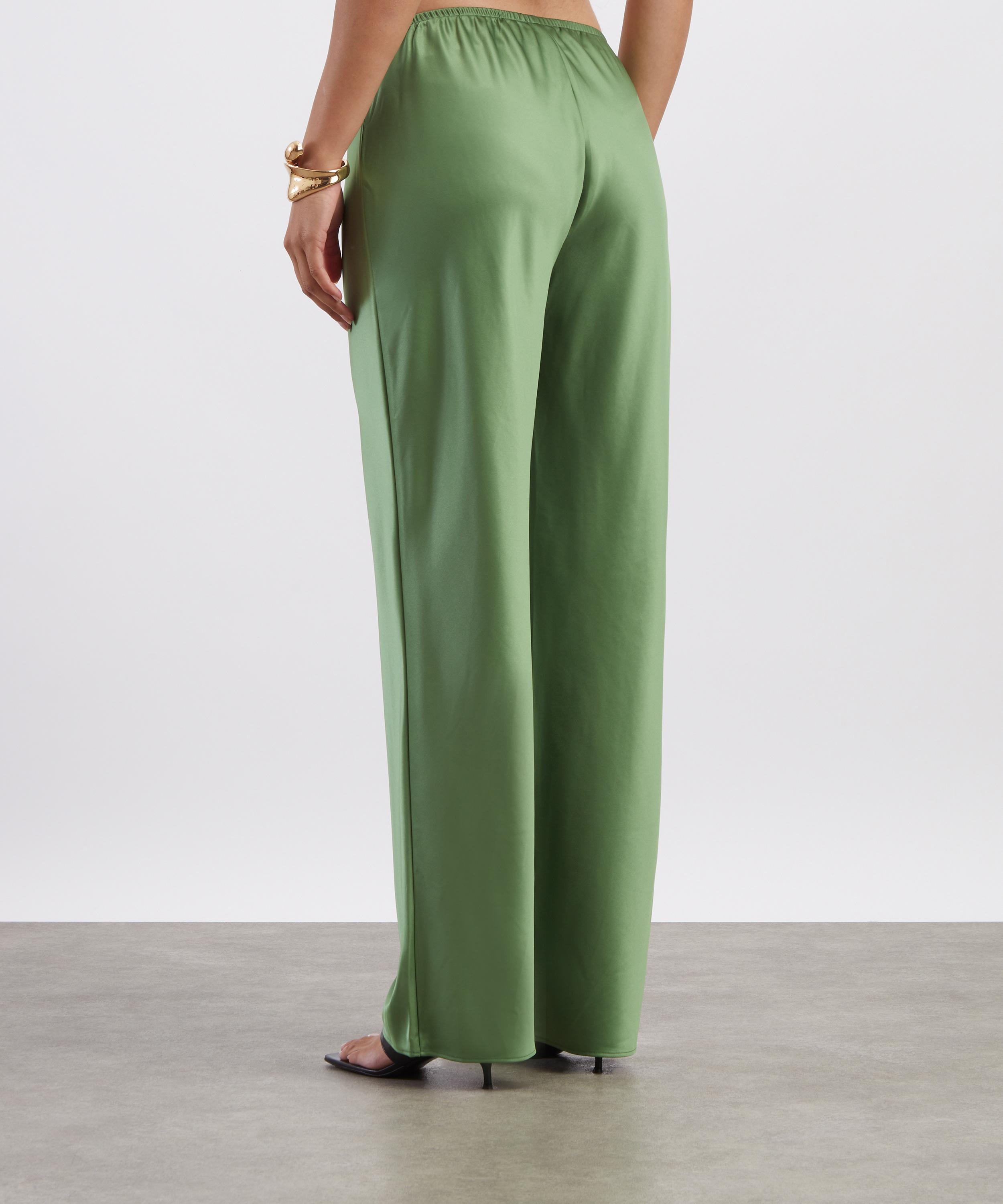 Reformation - Gale Satin Mid-Rise Bias Trousers image number 3
