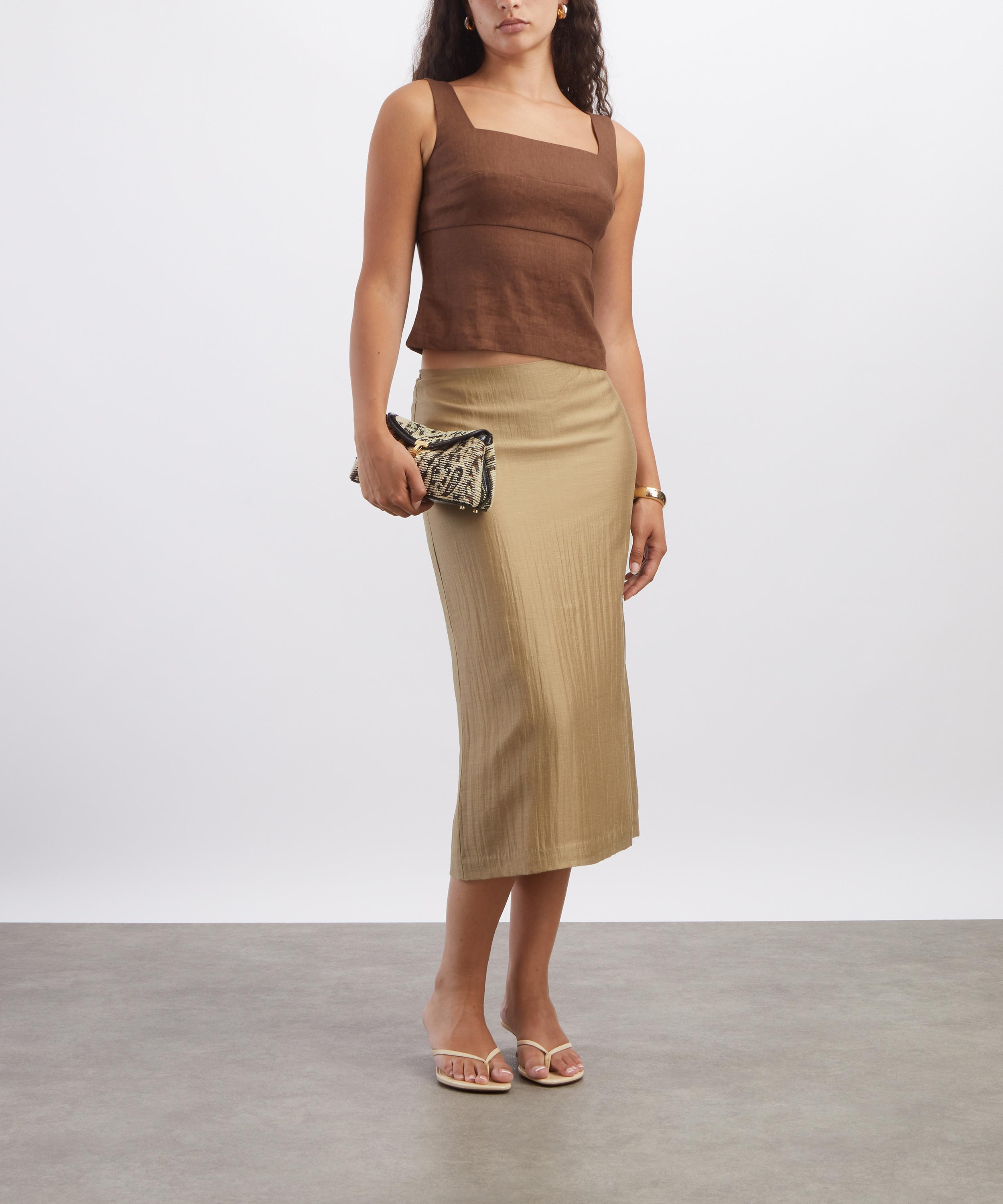 Reformation - Helen Midi Skirt image number 1
