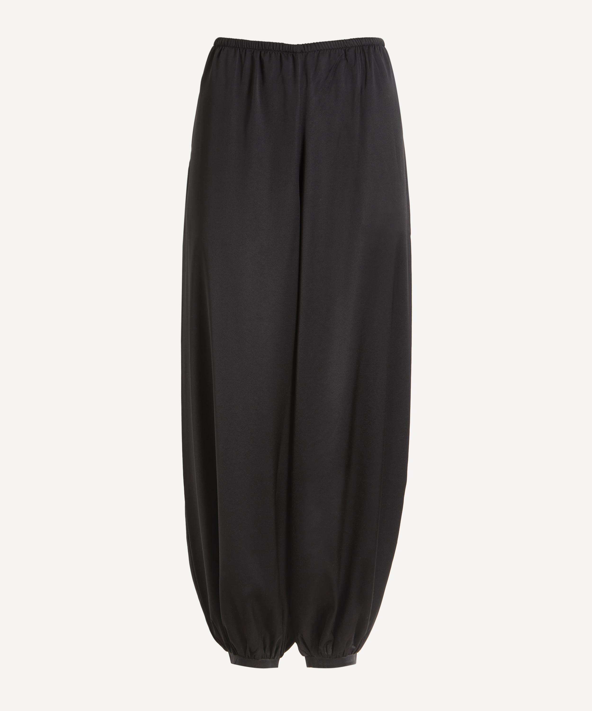Reformation - Aven Satin Mid-Rise Trousers image number 0