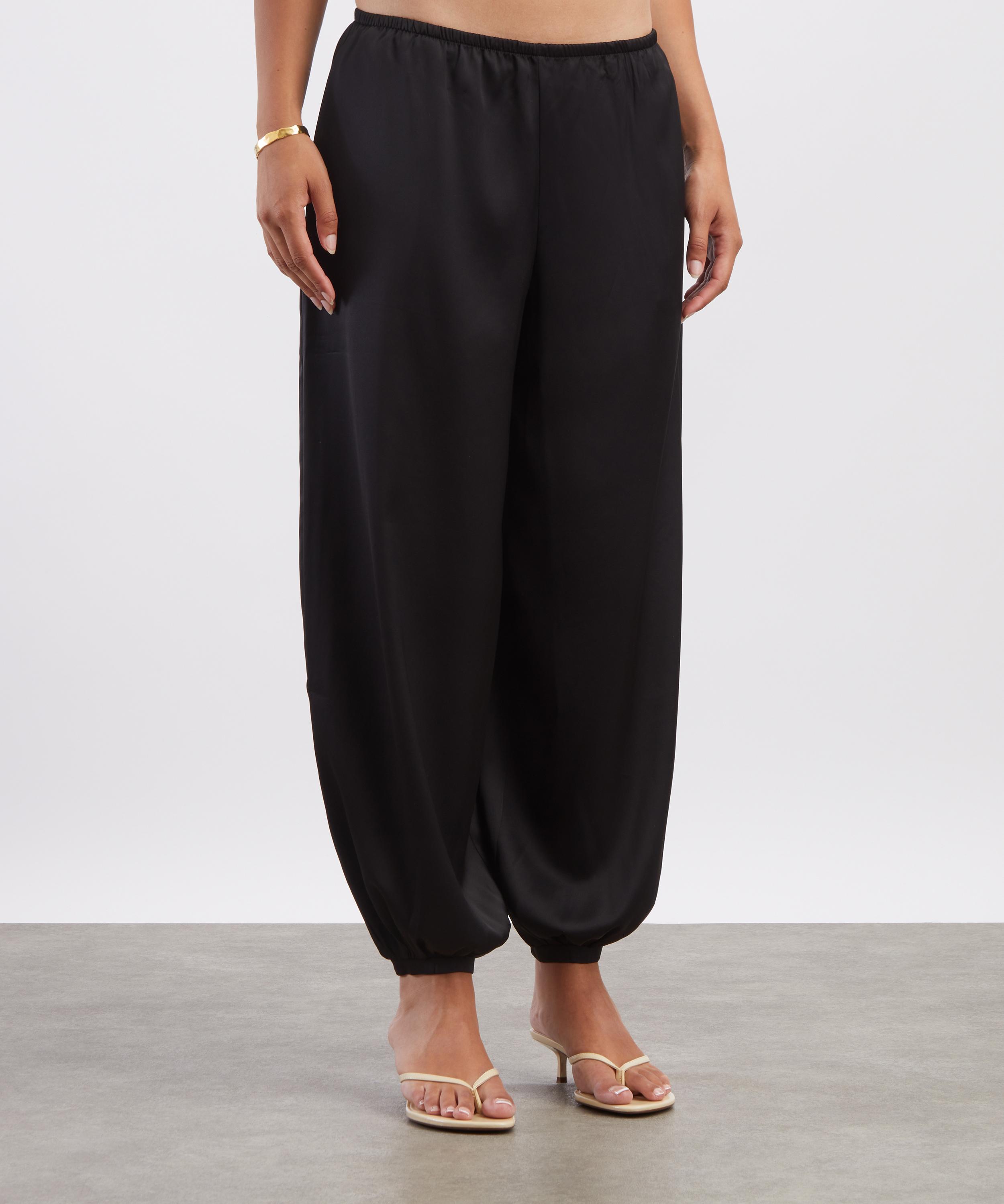 Reformation - Aven Satin Mid-Rise Trousers image number 2