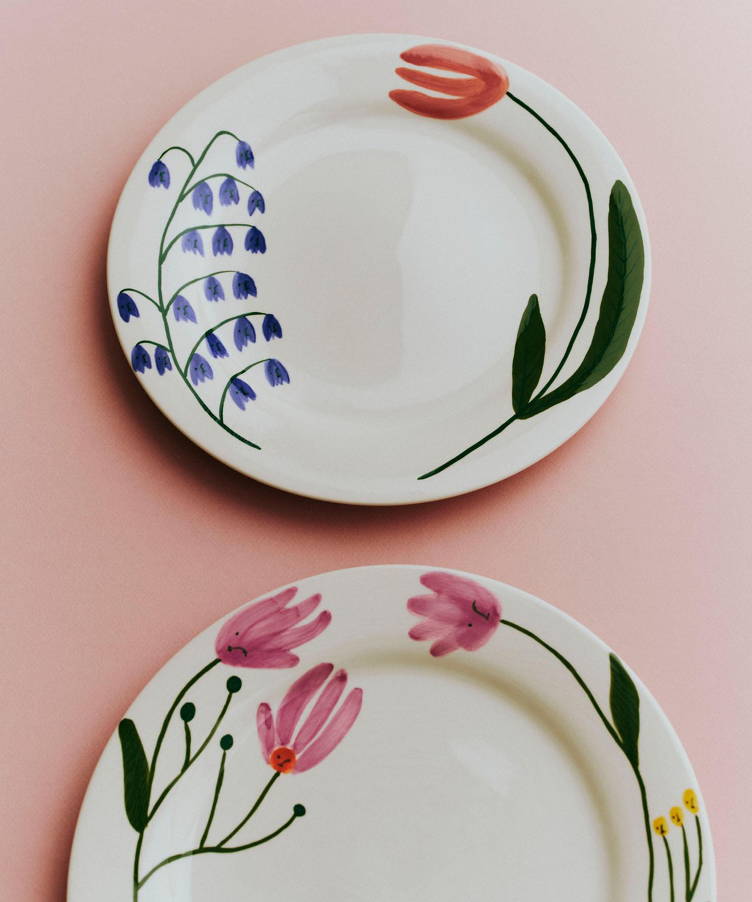 Hay - x Emma Kohlmann La Pittura Wildflower Crocus Side Plate image number 2