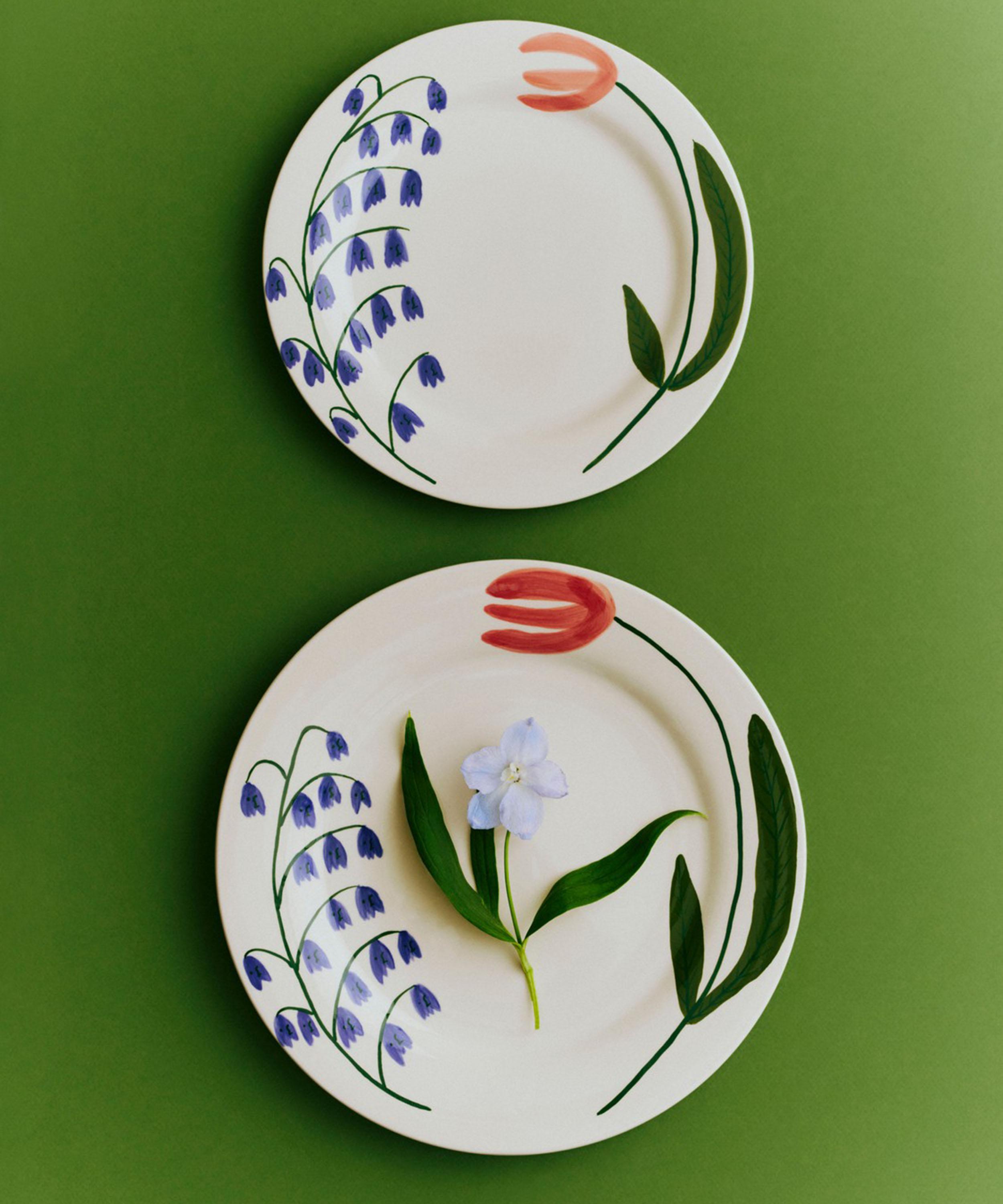 Hay - x Emma Kohlmann La Pittura Wildflower Campanula Plate image number 2
