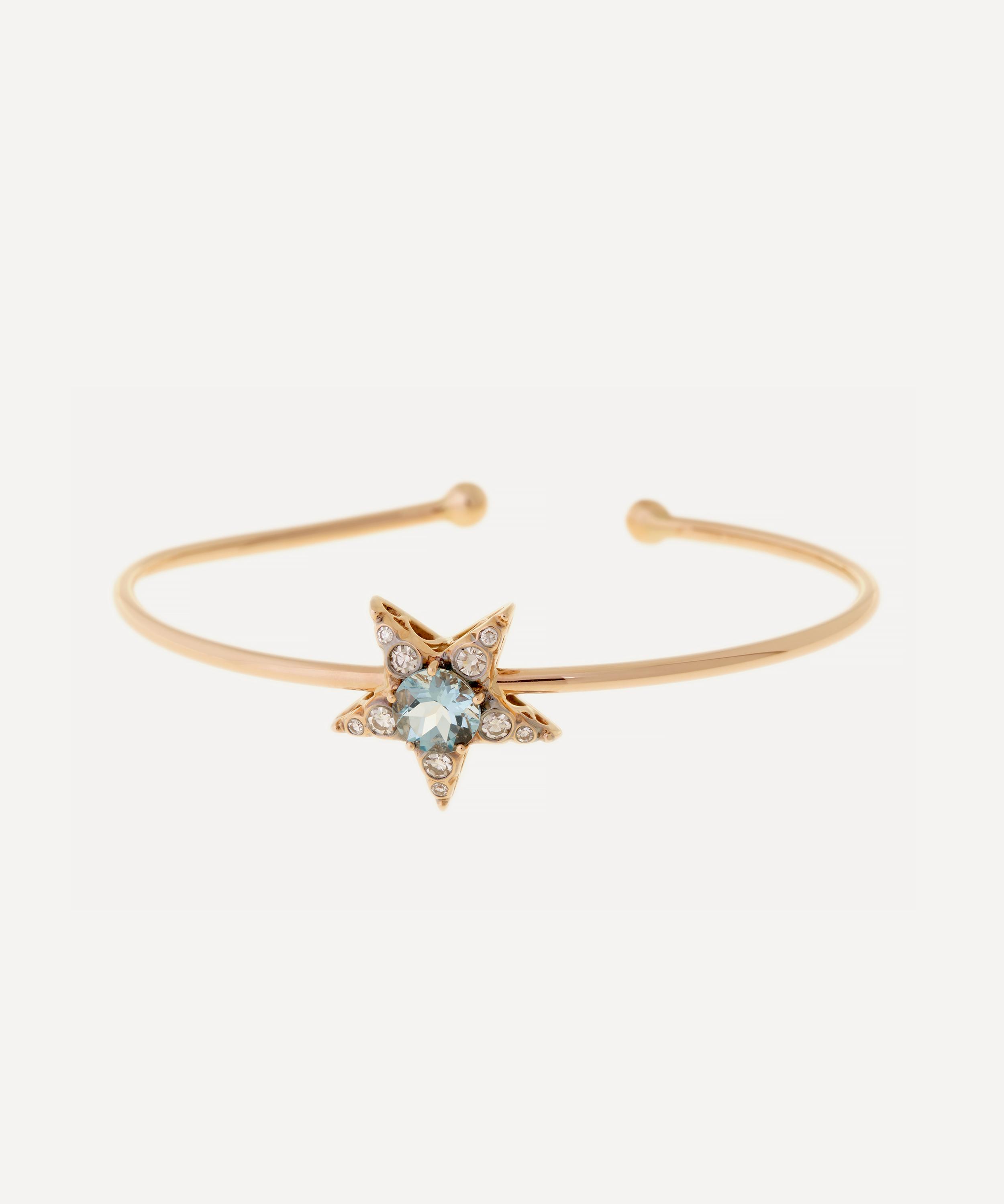 Selim Mouzannar - 18ct Rose Gold Istanbul Aquamarine and Diamond Bracelet image number 0
