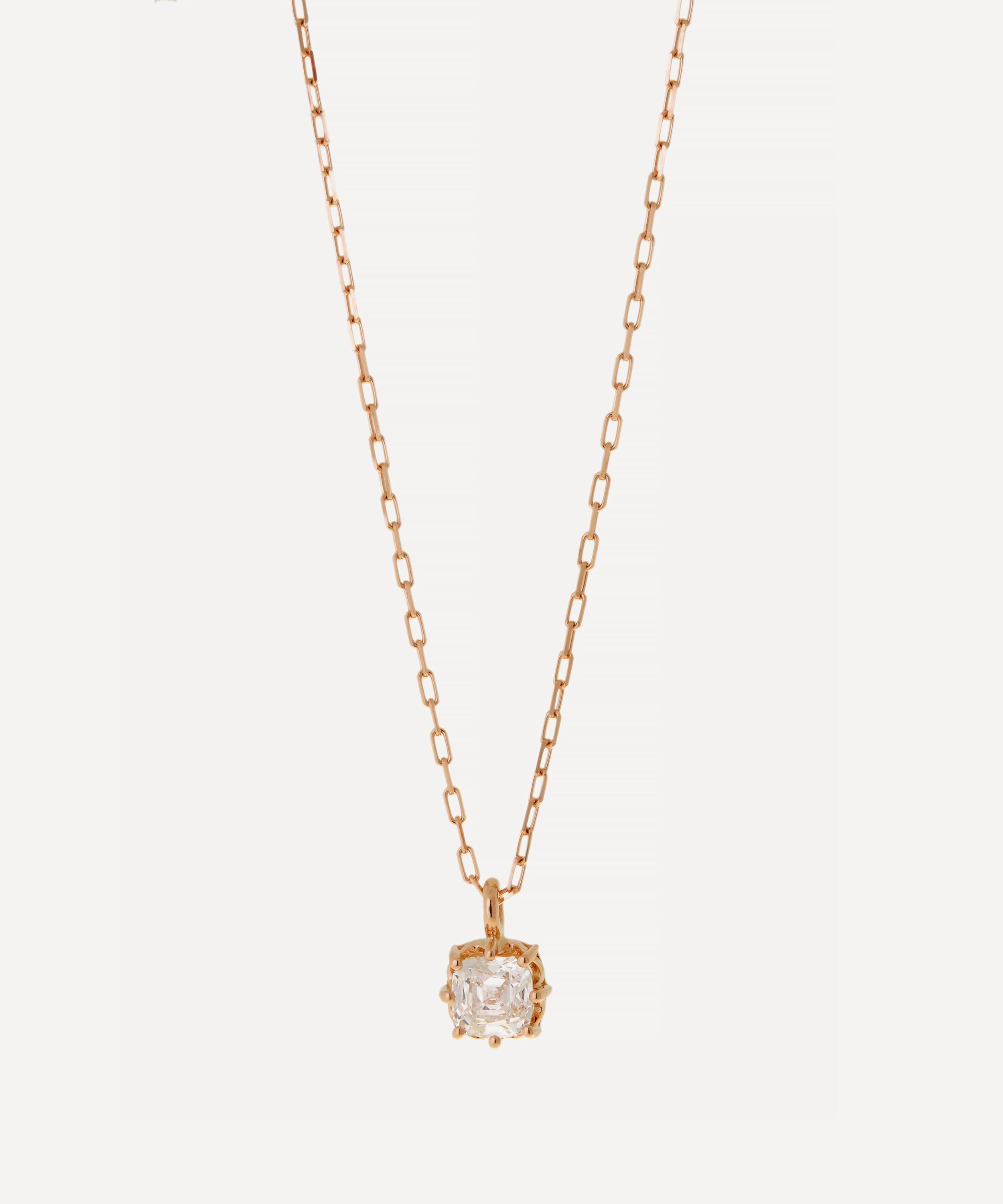 Selim Mouzannar - 18ct Rose Gold Diamond Reverie Necklace image number 0