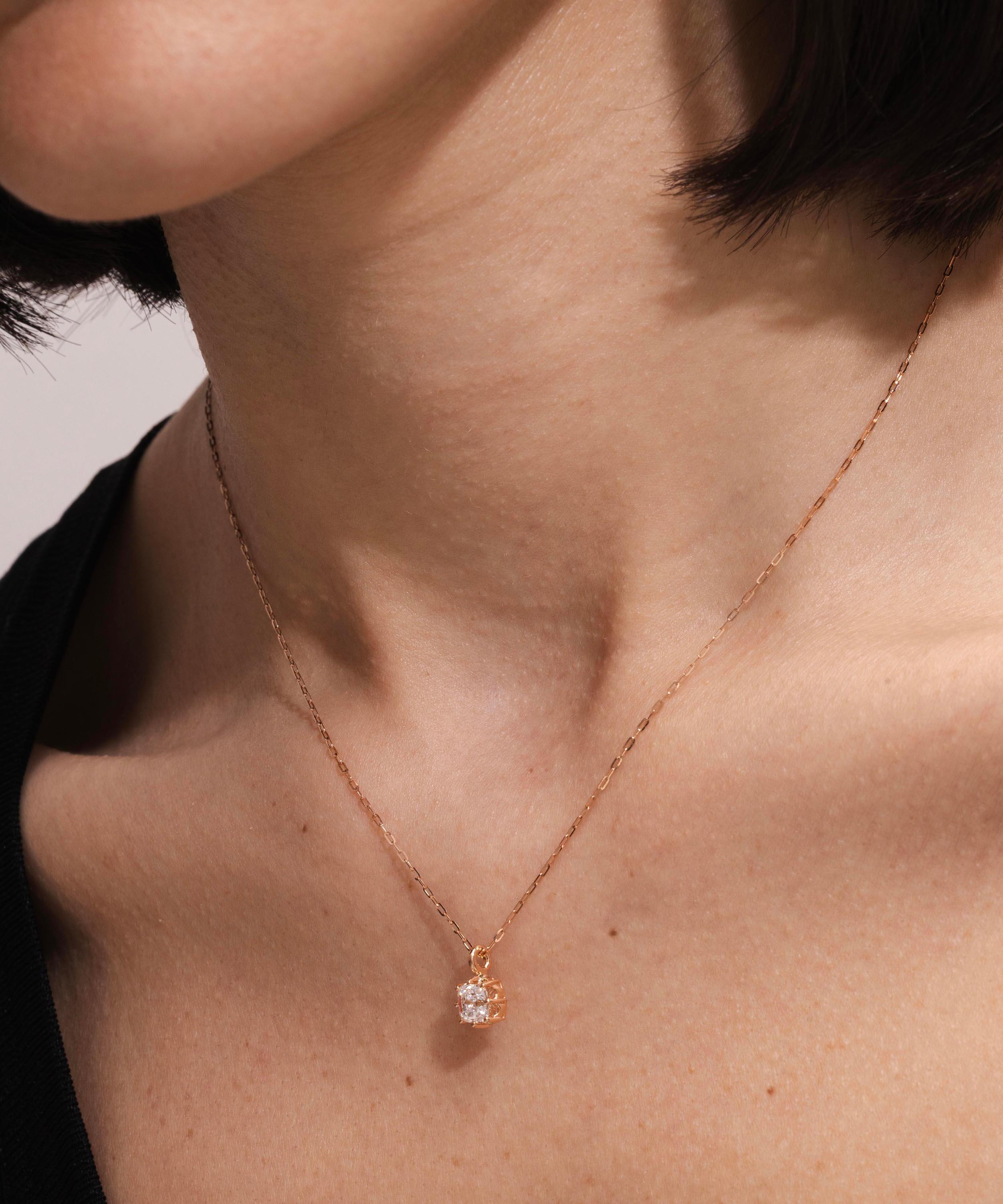 Selim Mouzannar - 18ct Rose Gold Diamond Reverie Necklace image number 1
