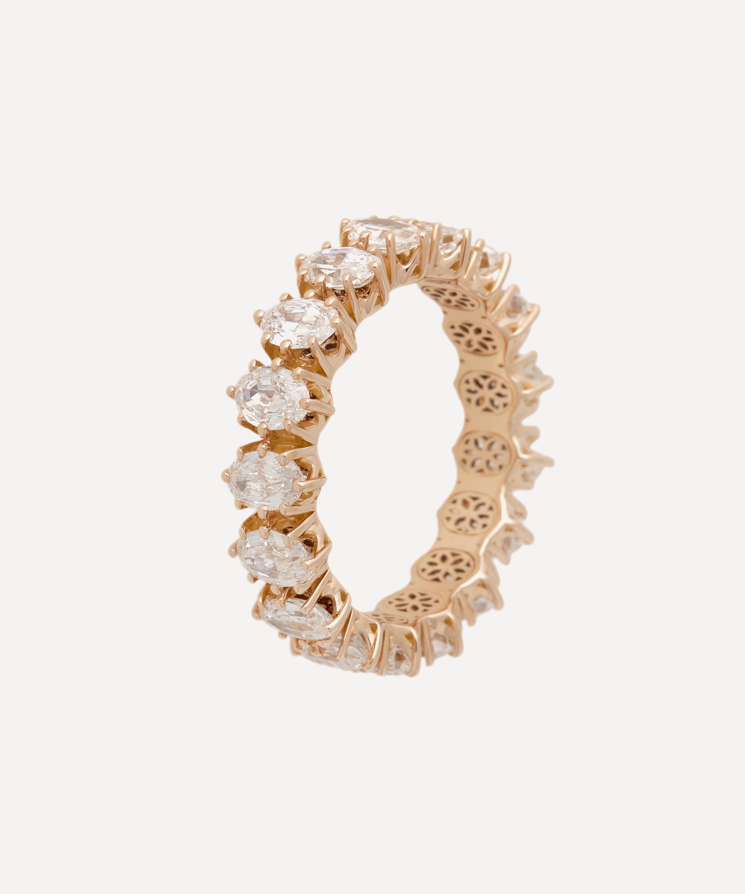 Selim Mouzannar - 18ct Rose Gold Diamond Reverie Engagement Ring image number 0