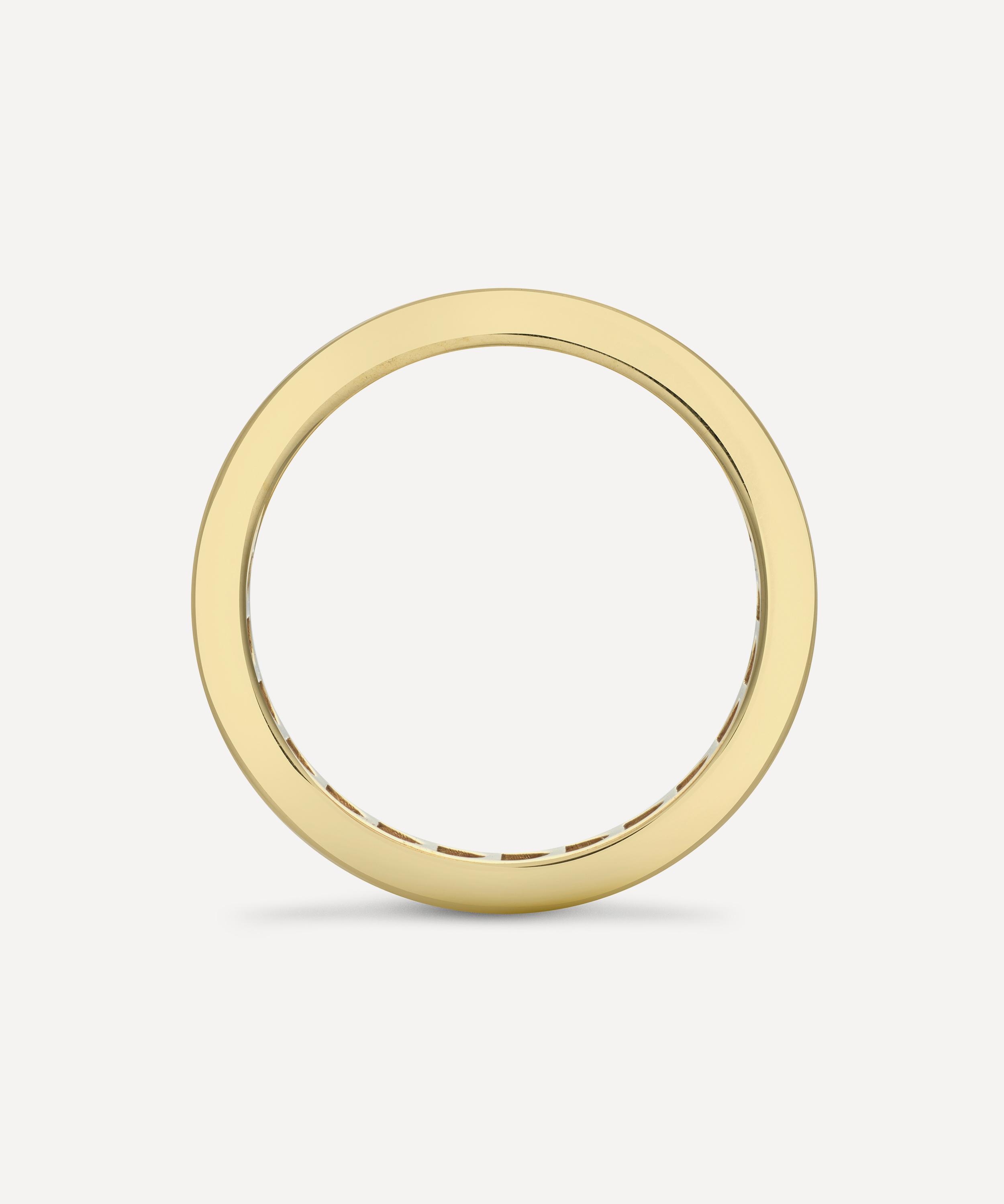 Dinny Hall - 18ct Gold Bright Side Orange and Pink Sapphire Eternity Ring image number 2