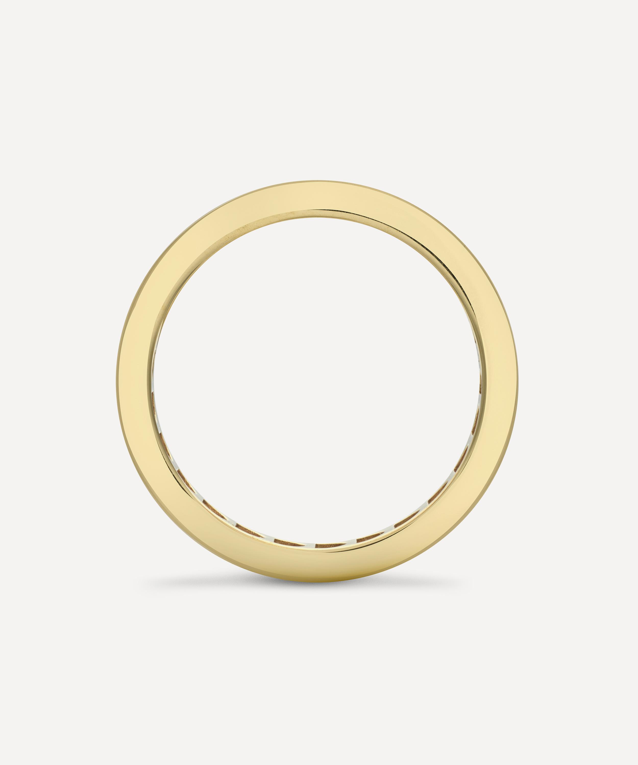 Dinny Hall - 18ct Gold Bright Side Tsavorite and Sapphire Eternity Ring image number 2