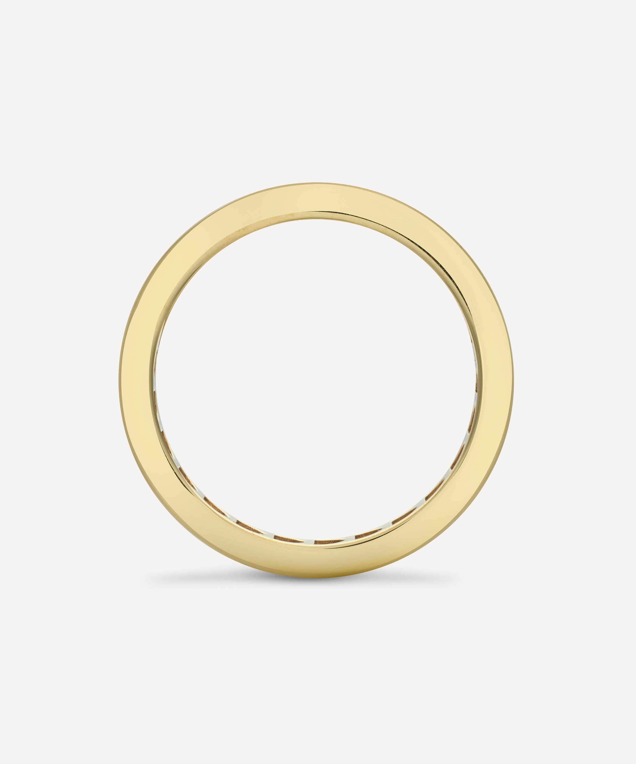 Dinny Hall - 18ct Gold Bright Side Sapphire and Diamond Eternity Ring image number 2