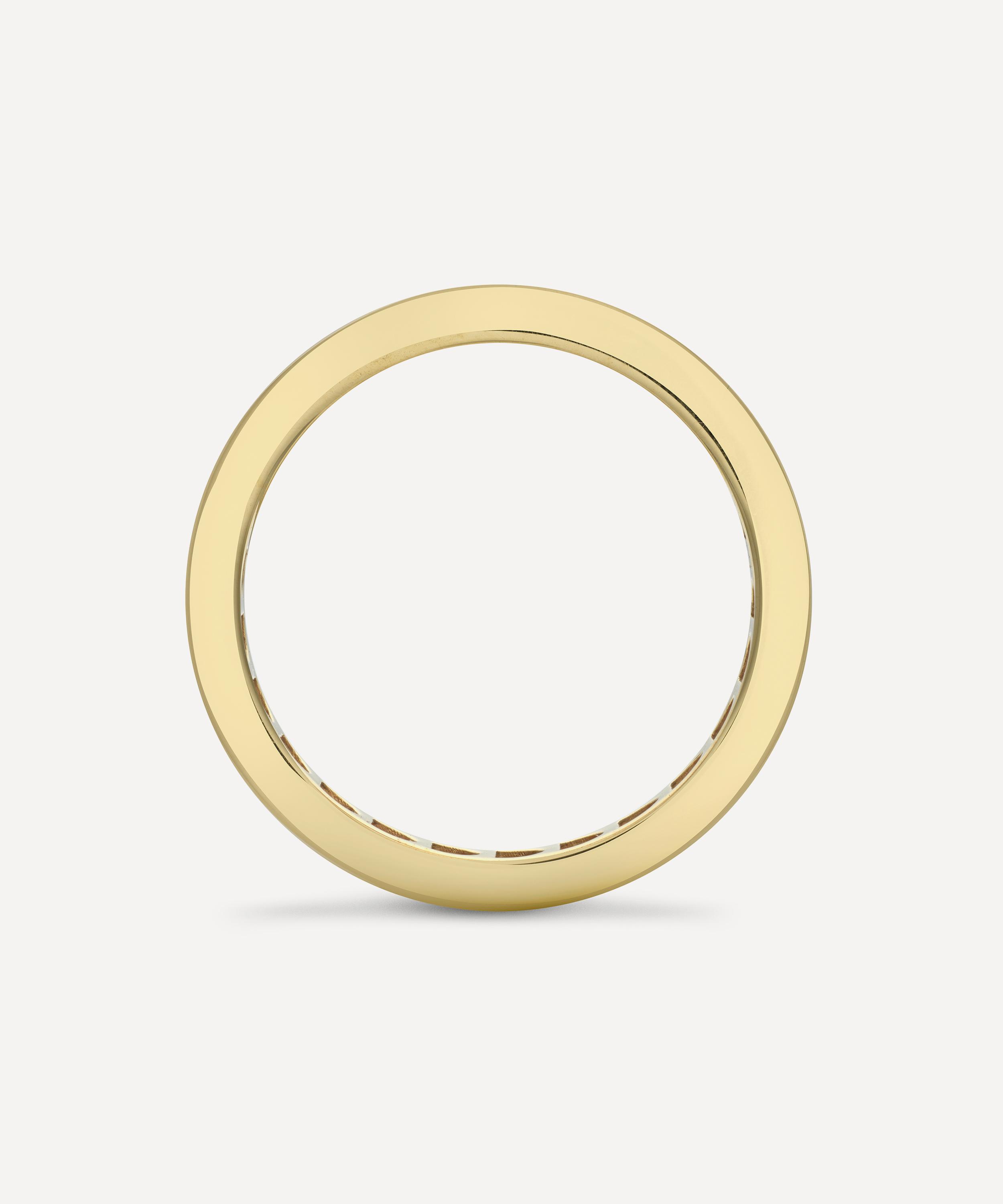 Dinny Hall - 18ct Gold Bright Side Sapphire and Diamond Eternity Ring image number 3