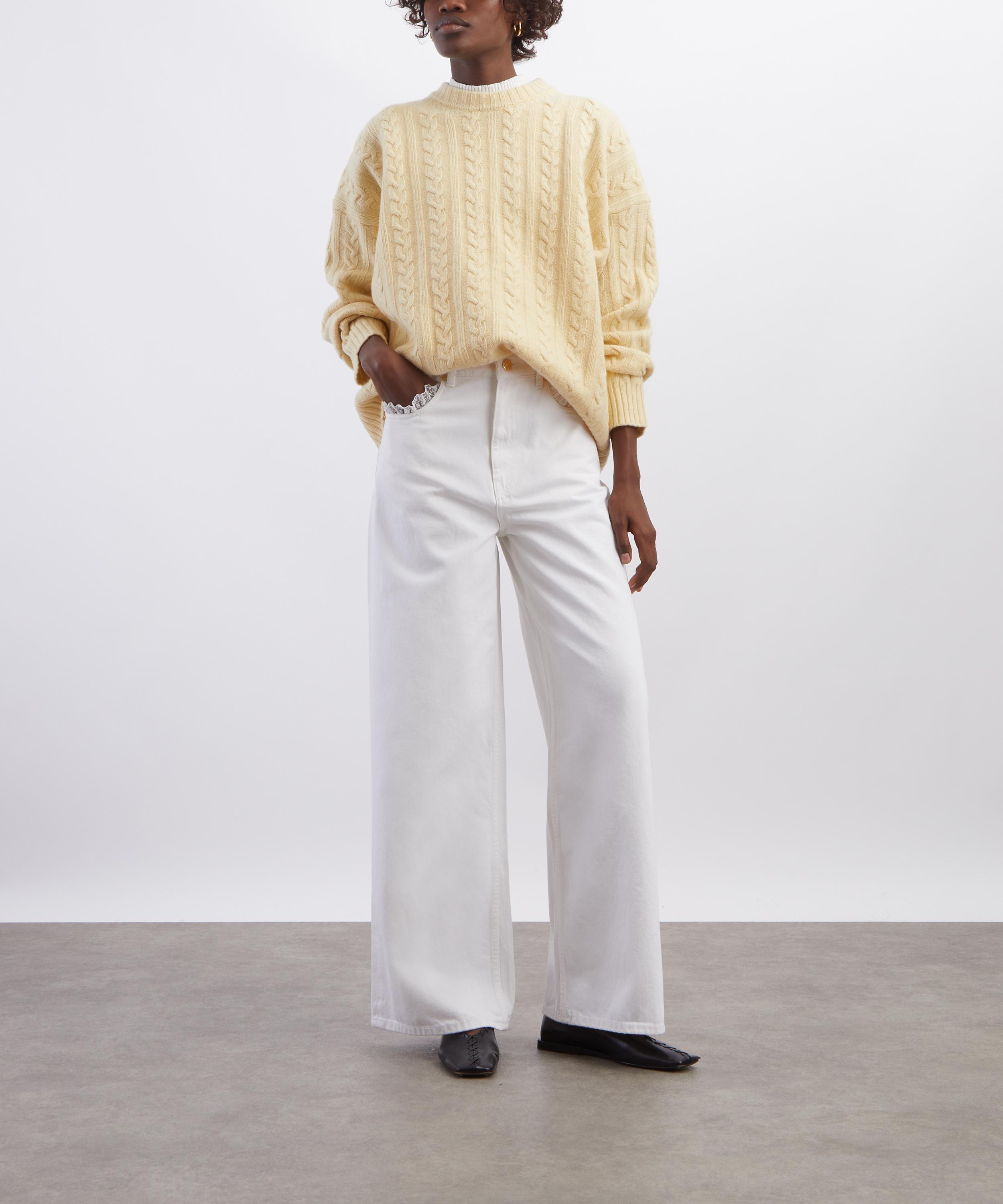 R&oacute;he - Butter Cable-Knit Jumper image number 1