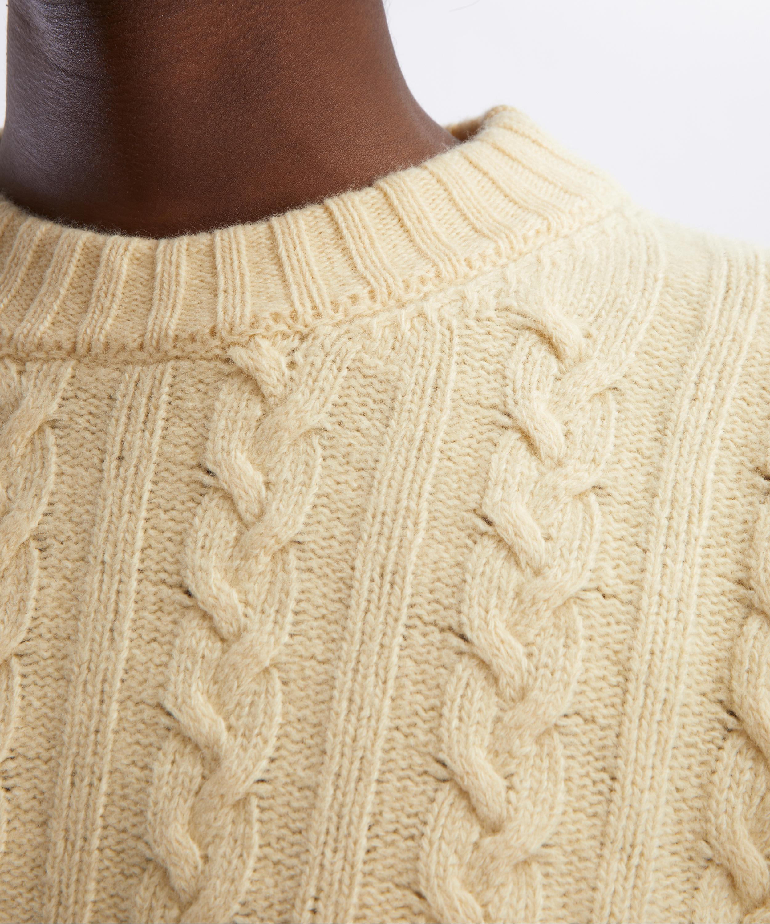 R&oacute;he - Butter Cable-Knit Jumper image number 4