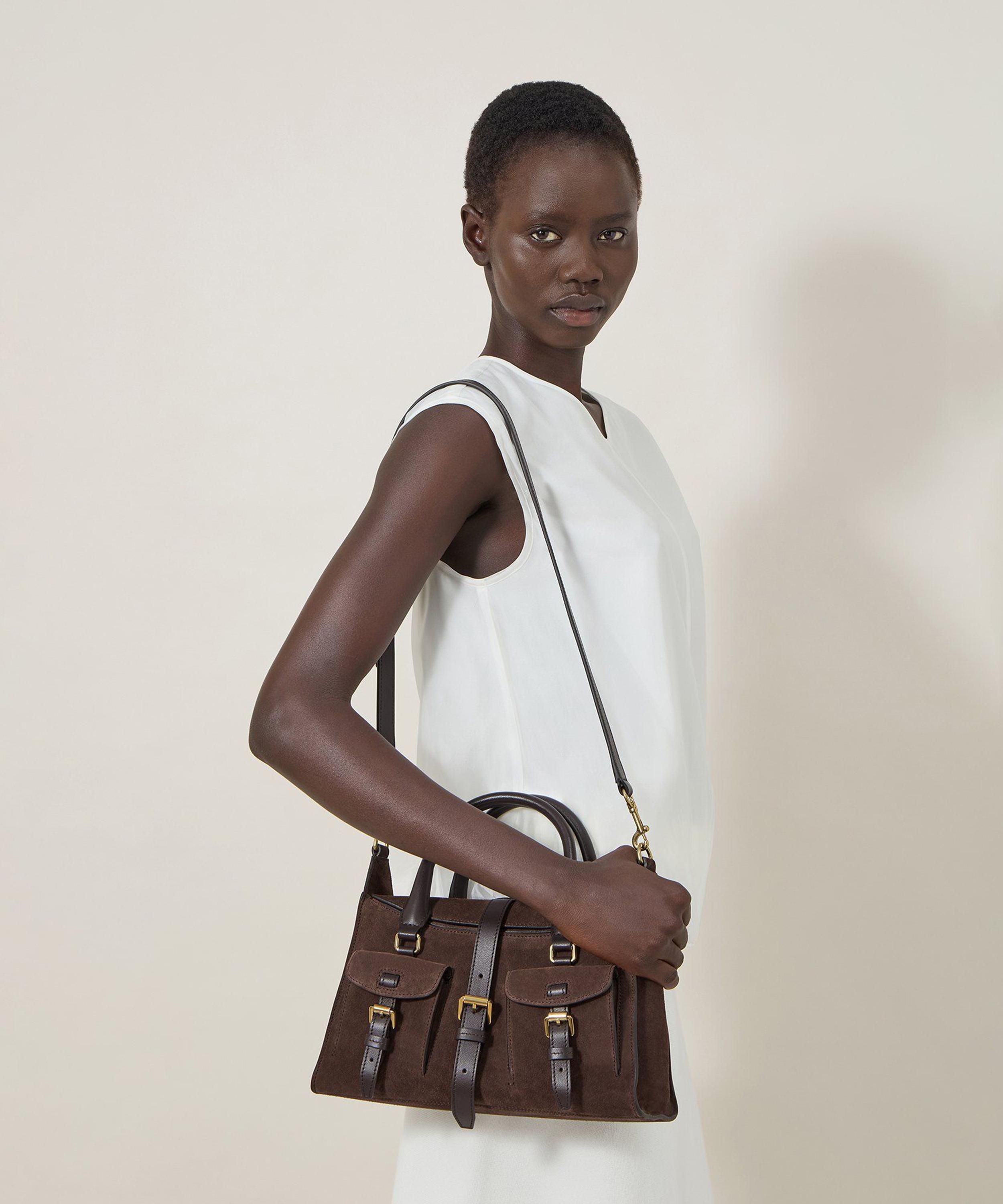Mulberry - Small Roxanne Suede Shoulder Bag image number 6