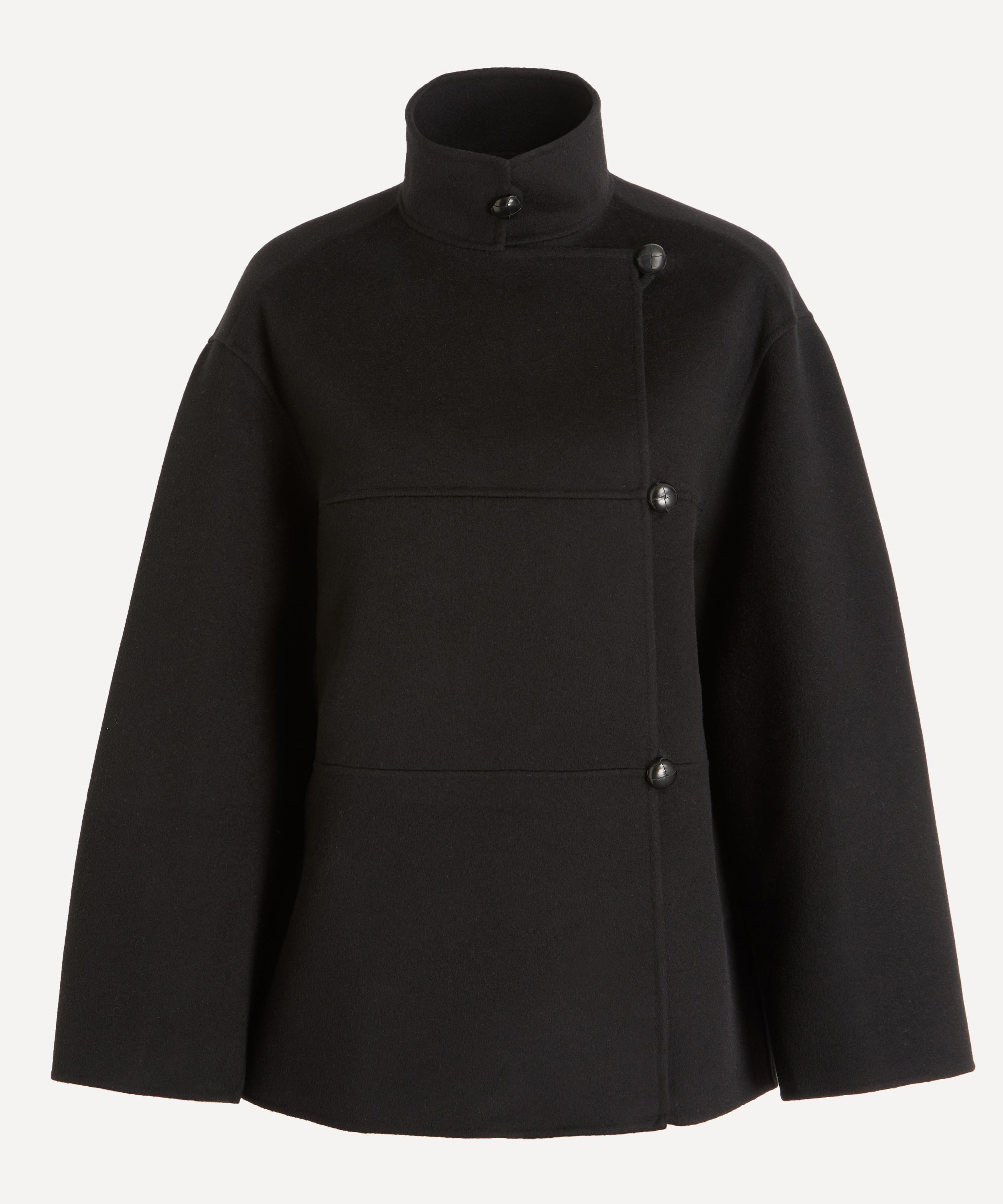 R&oacute;he - Black Double-Faced Wool Jacket