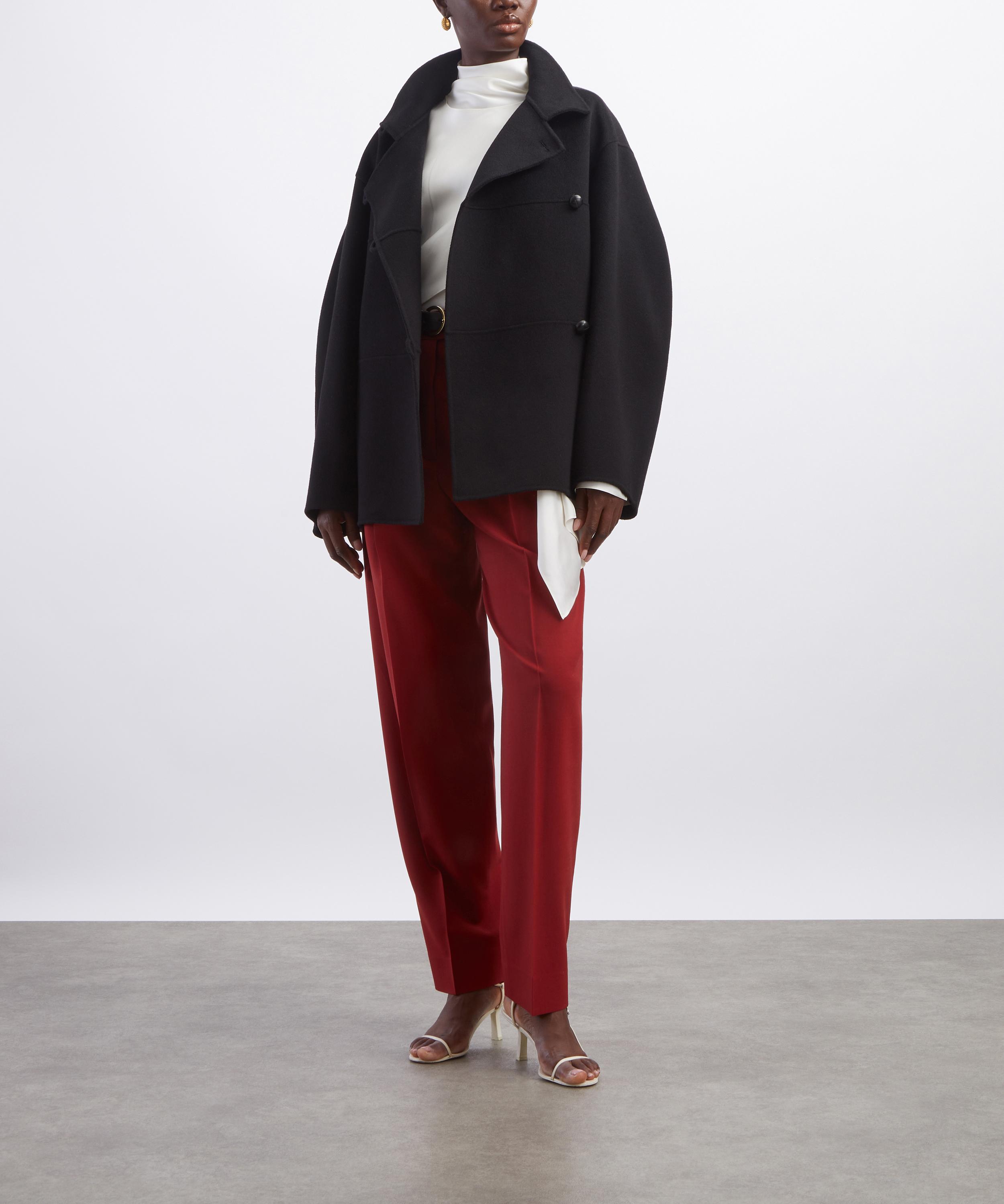 R&oacute;he - Black Double-Faced Wool Jacket image number 1