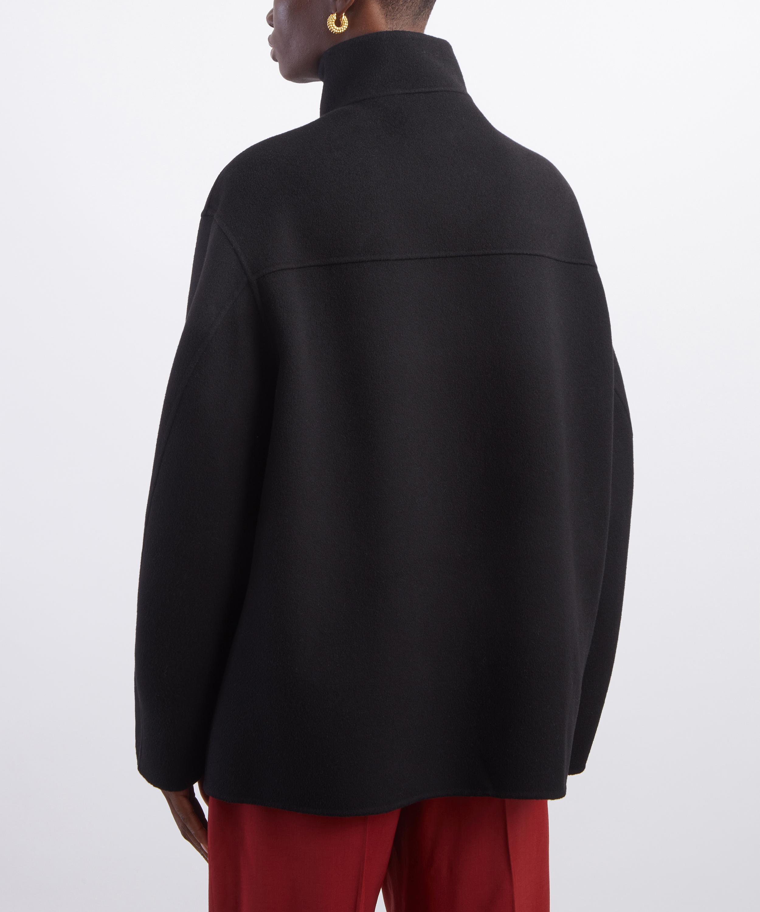R&oacute;he - Black Double-Faced Wool Jacket image number 3