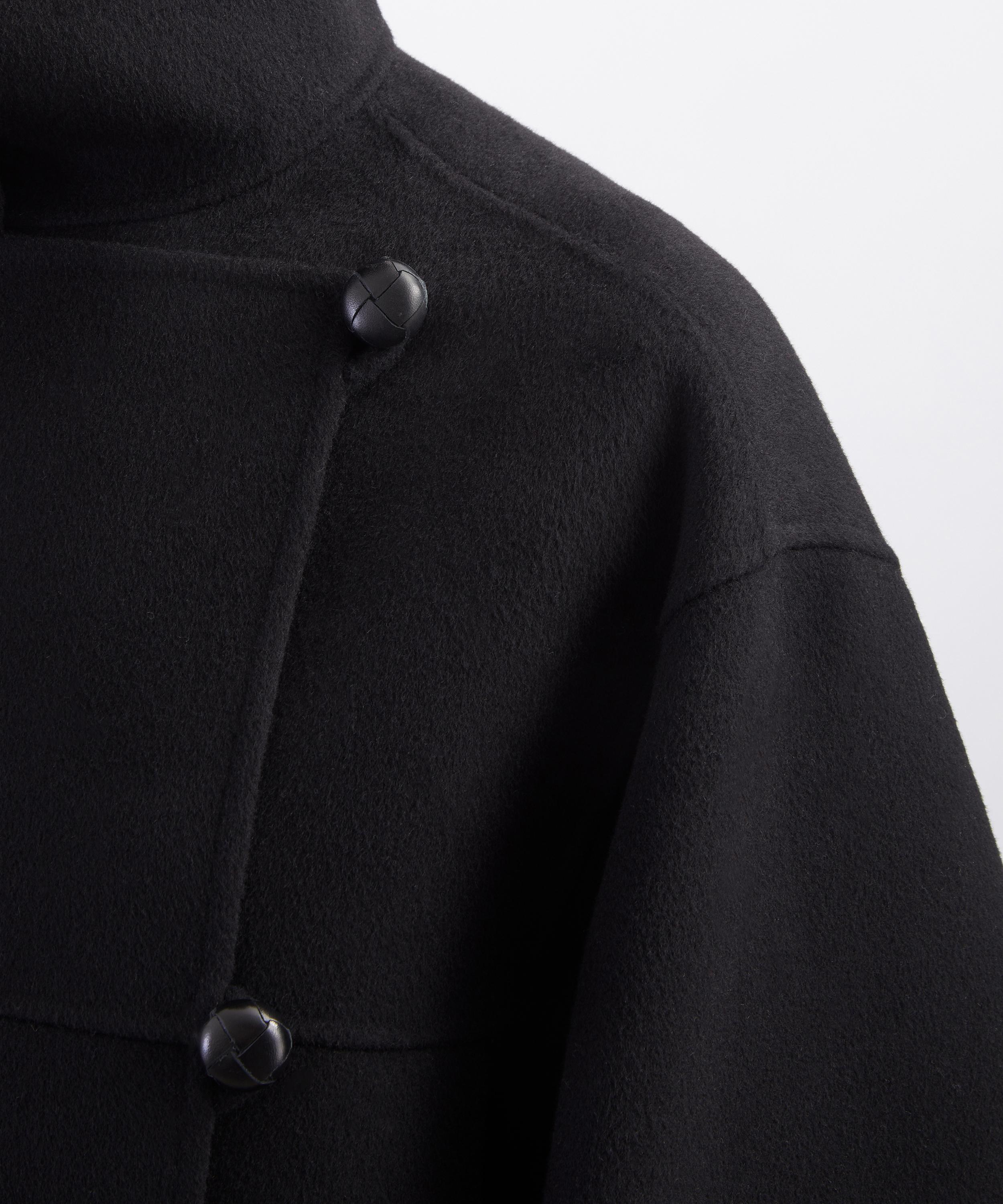 R&oacute;he - Black Double-Faced Wool Jacket image number 4