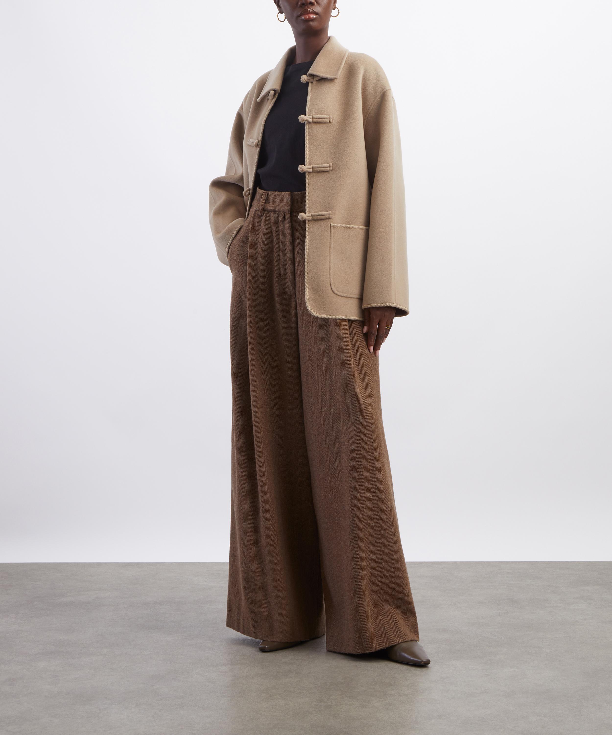 R&oacute;he - Camel Double-Faced Wool Pankou Jacket image number 1