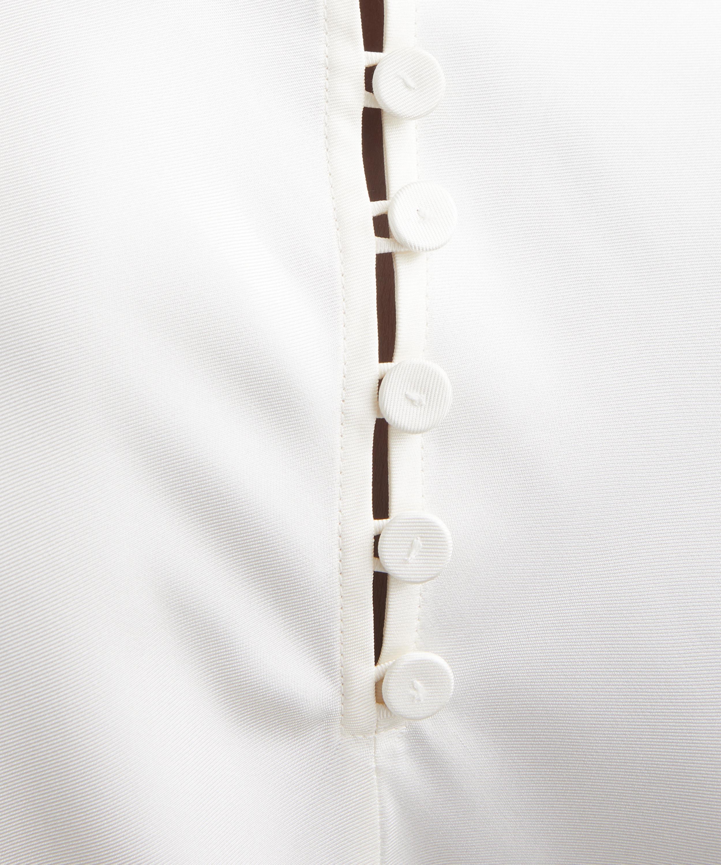 R&oacute;he - Cream Silk Foulard Top image number 4