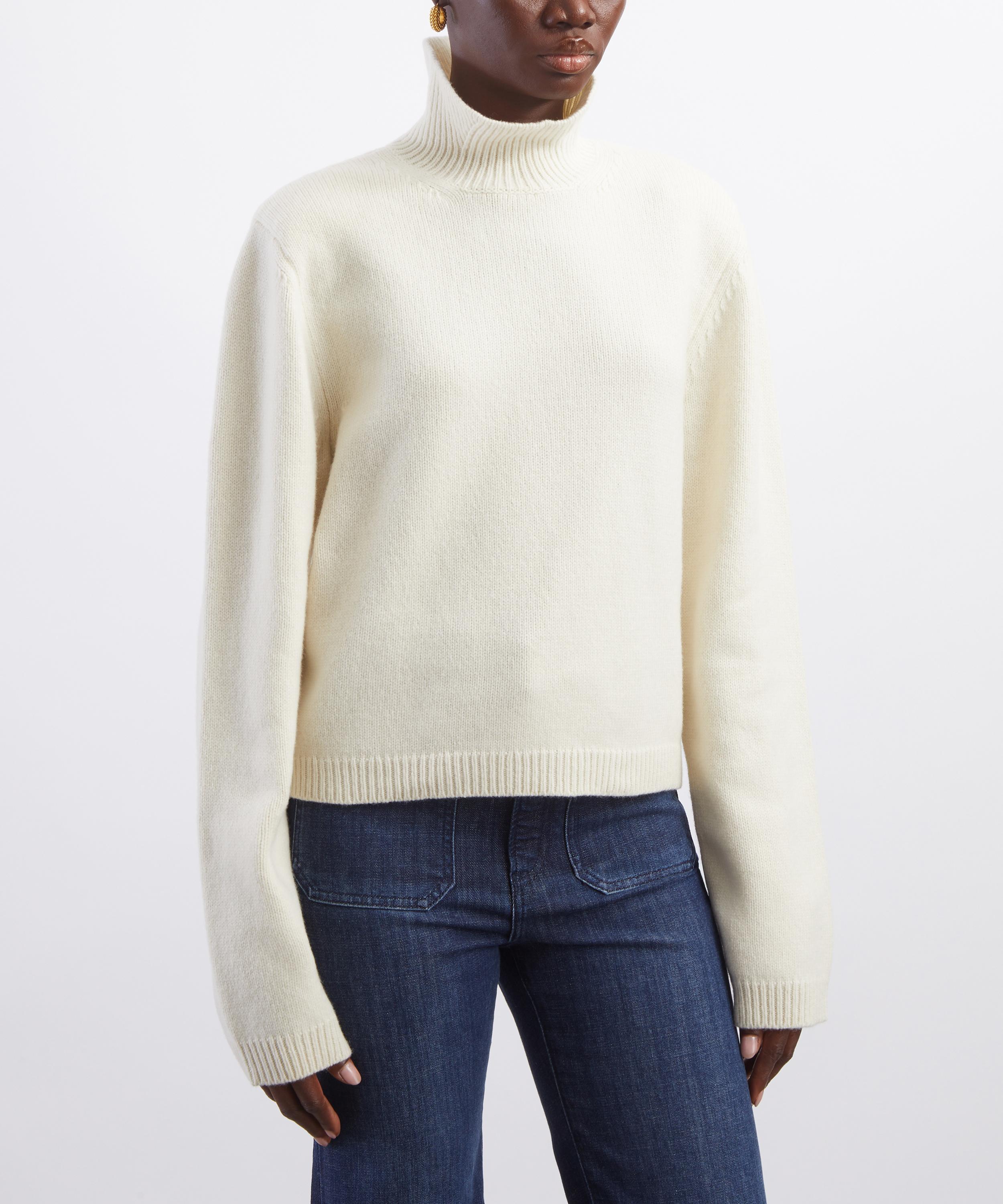 R&oacute;he - Fine Knit Wool-Cashmere Turtleneck Jumper image number 2