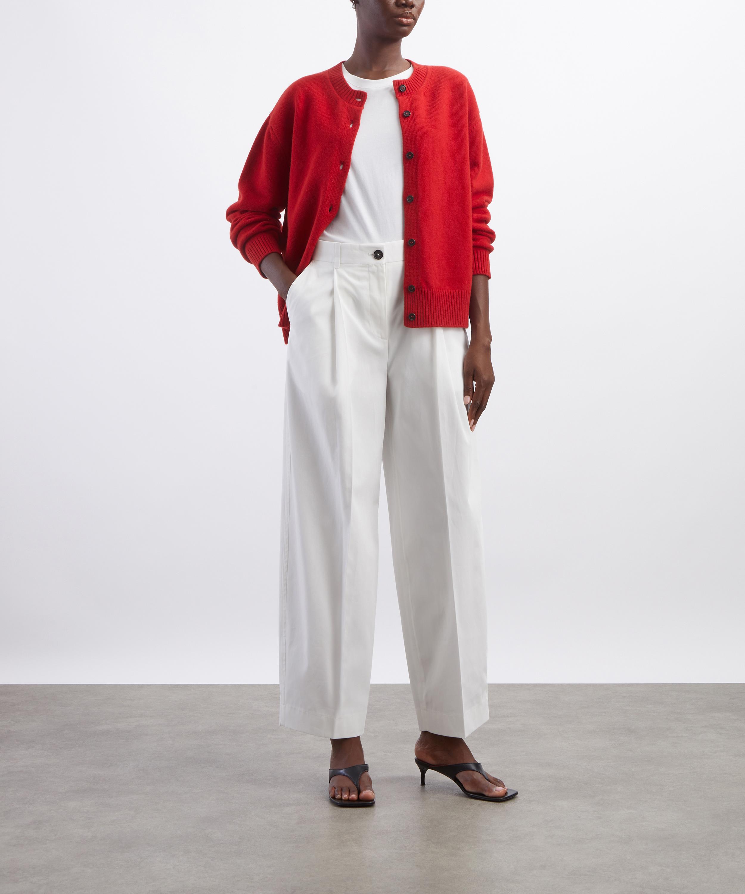 R&oacute;he - Red Classic Cardigan image number 1
