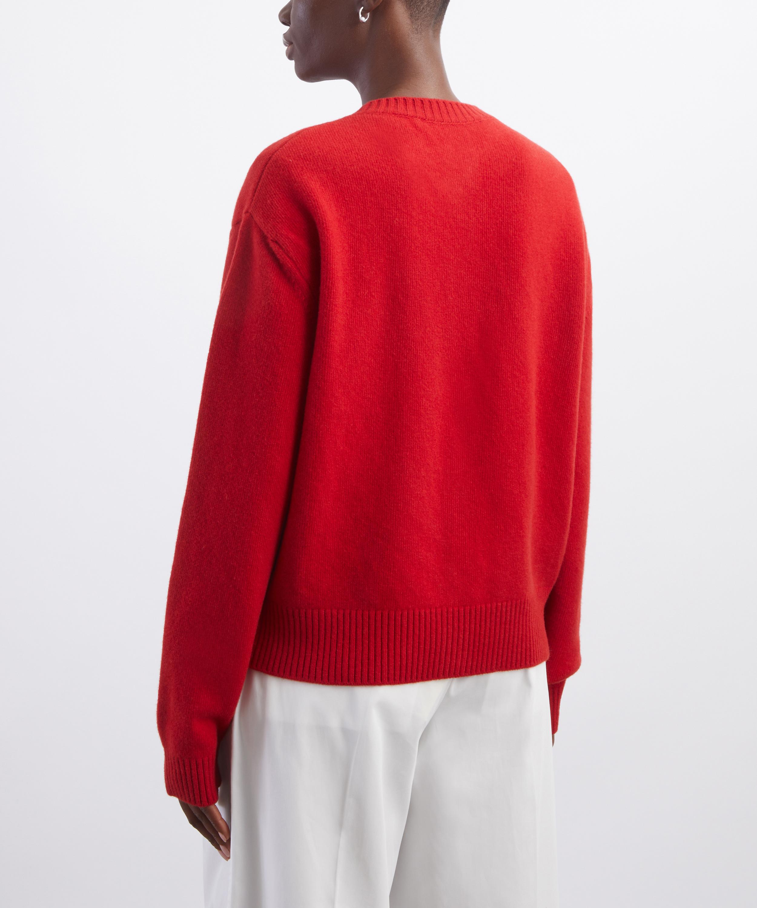 R&oacute;he - Red Classic Cardigan image number 3