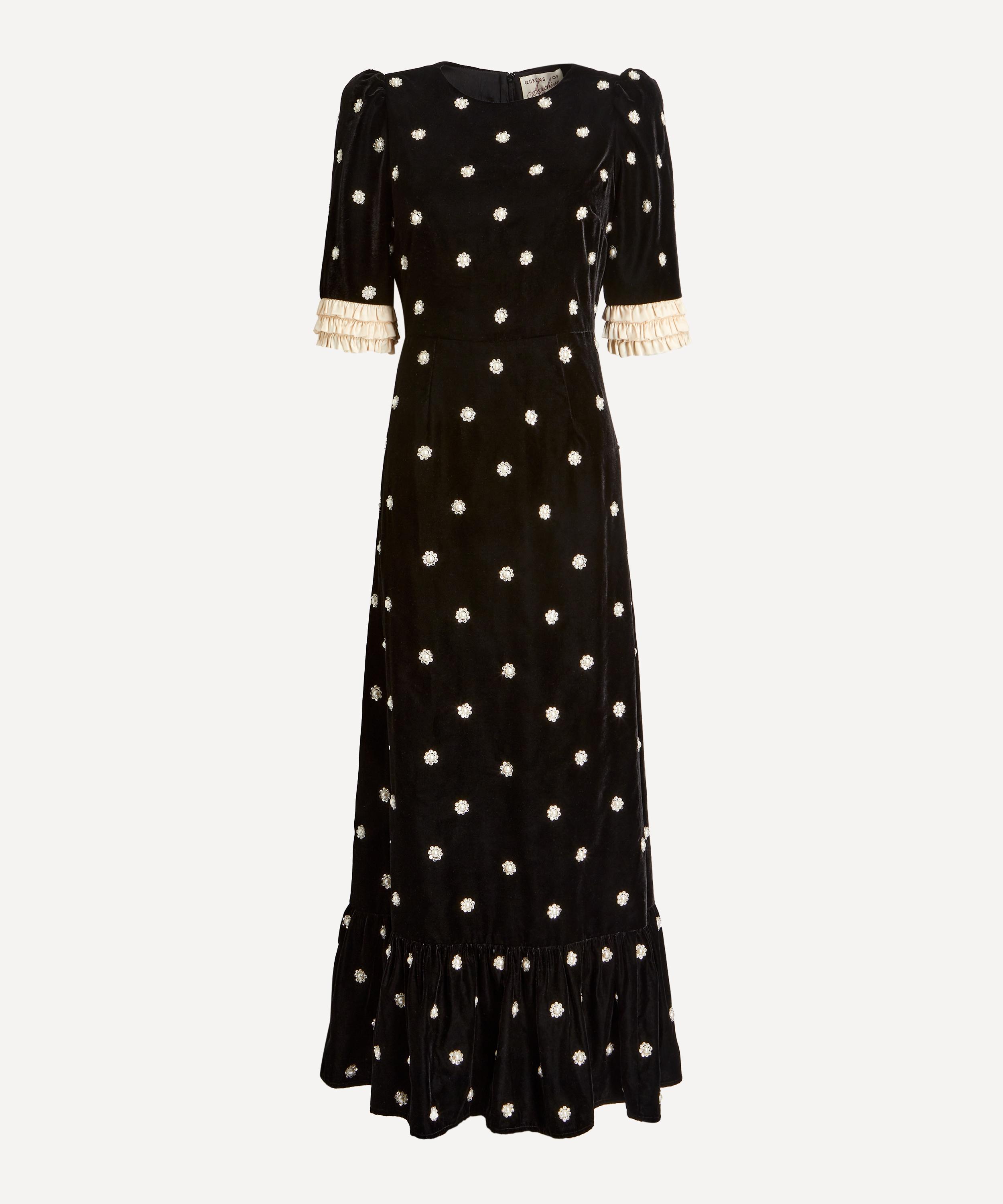Queens of Archive - Milly Velvet Maxi Dress image number 0