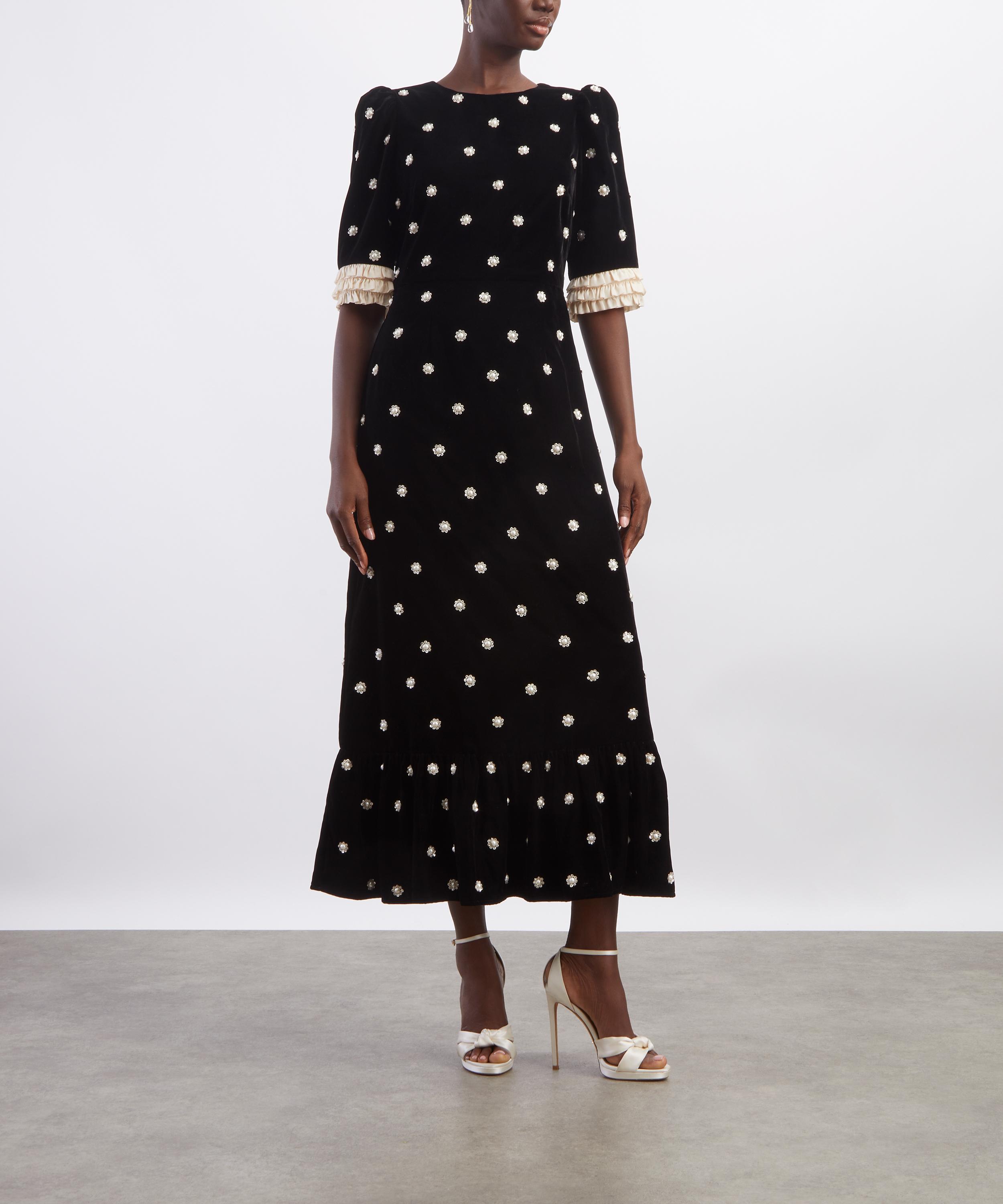 Queens of Archive - Milly Velvet Maxi Dress image number 1