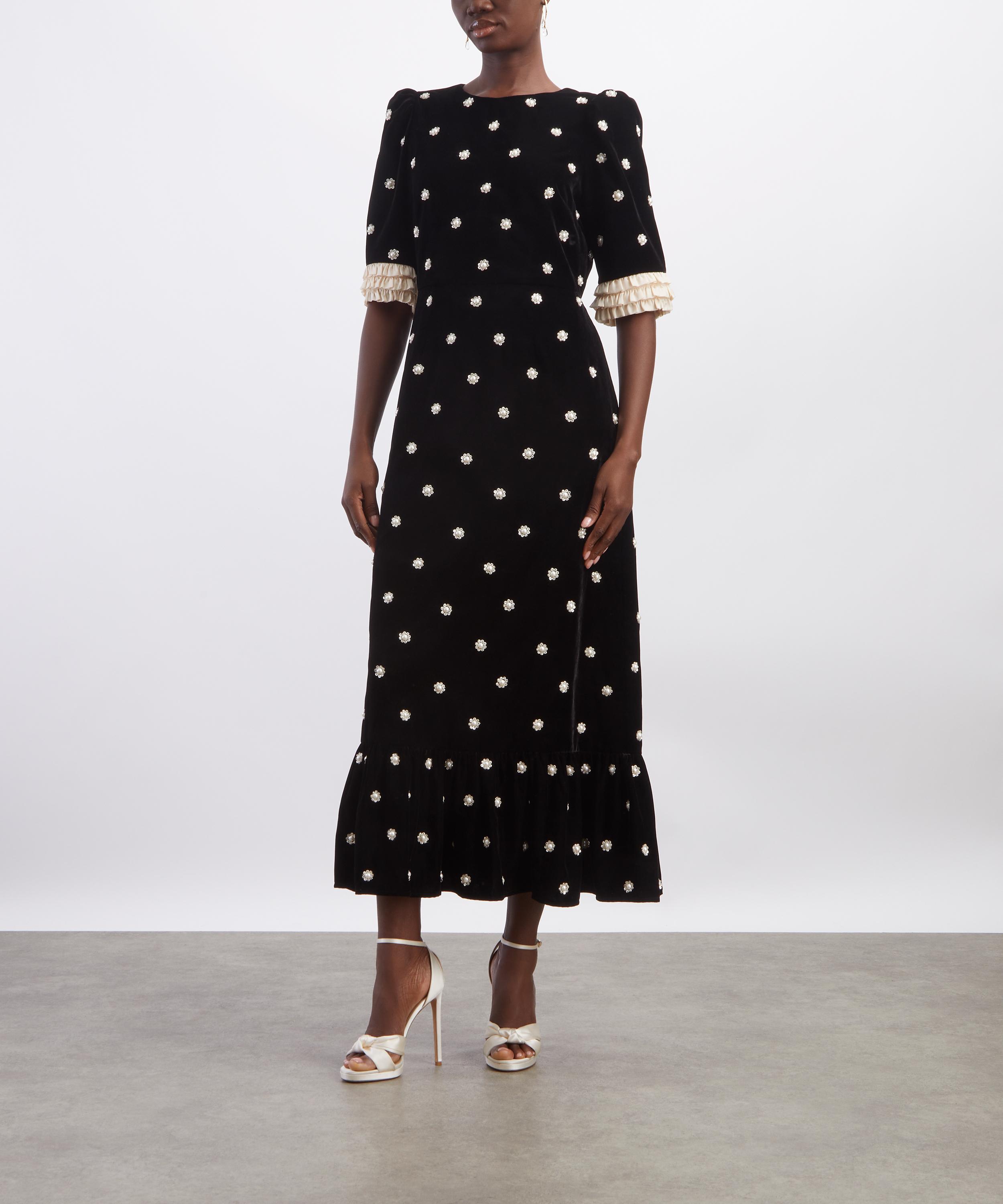 Queens of Archive - Milly Velvet Maxi Dress image number 2