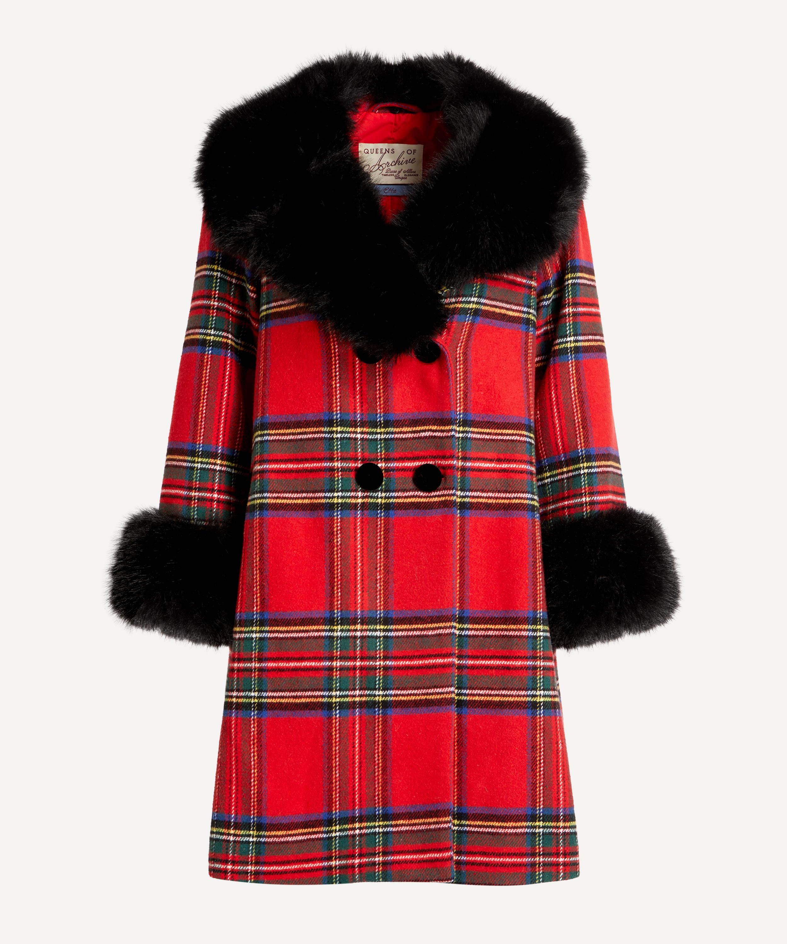 Queens of Archive - Etta Tartan Swing Coat image number 0