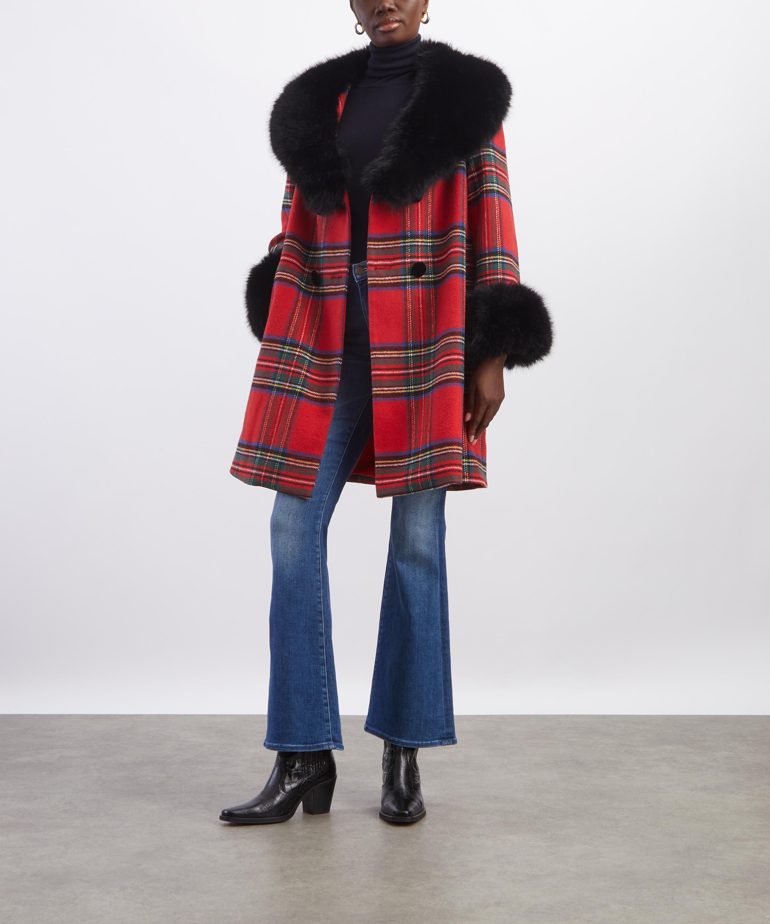 Queens of Archive - Etta Tartan Swing Coat image number 1
