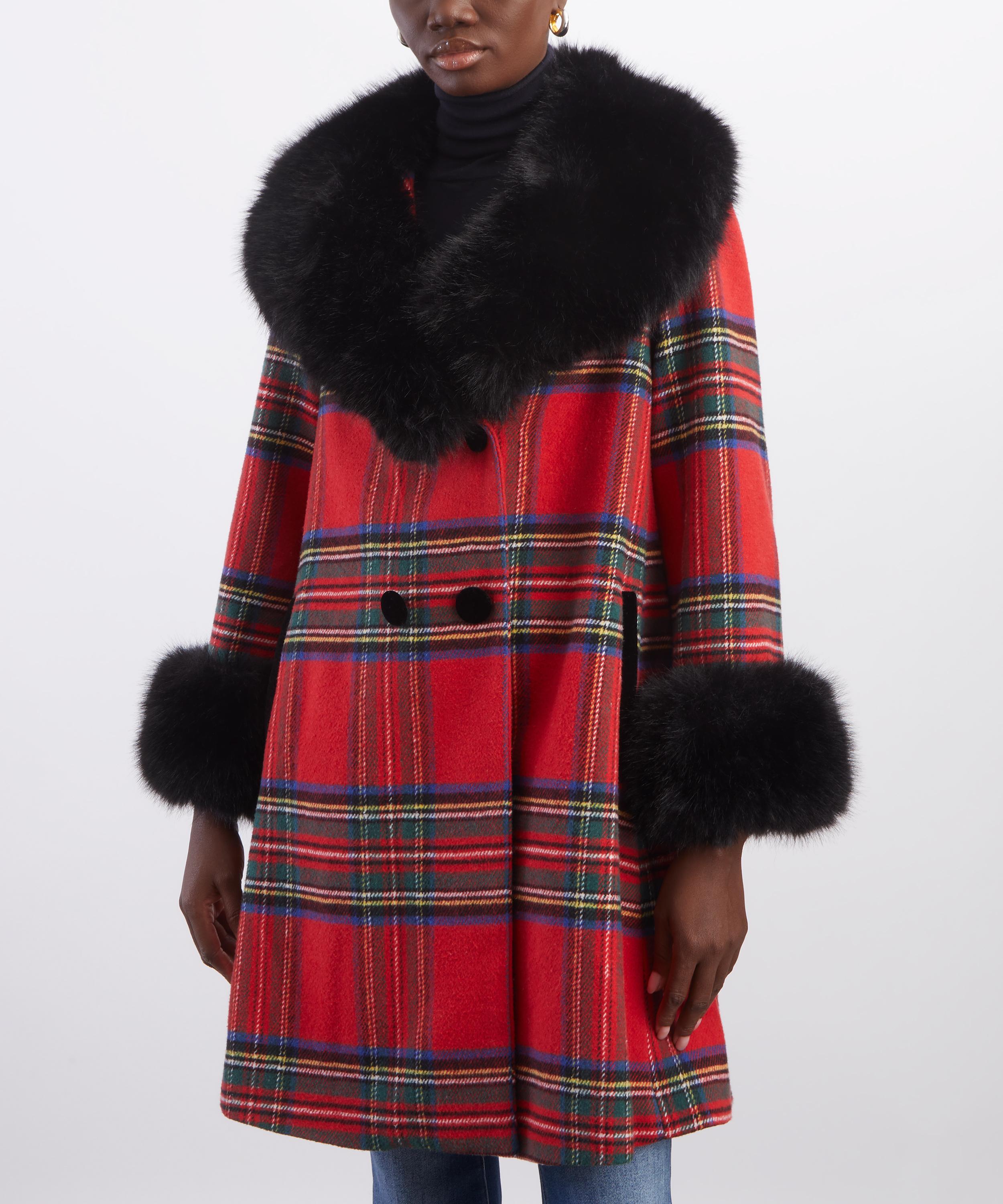Queens of Archive - Etta Tartan Swing Coat image number 2