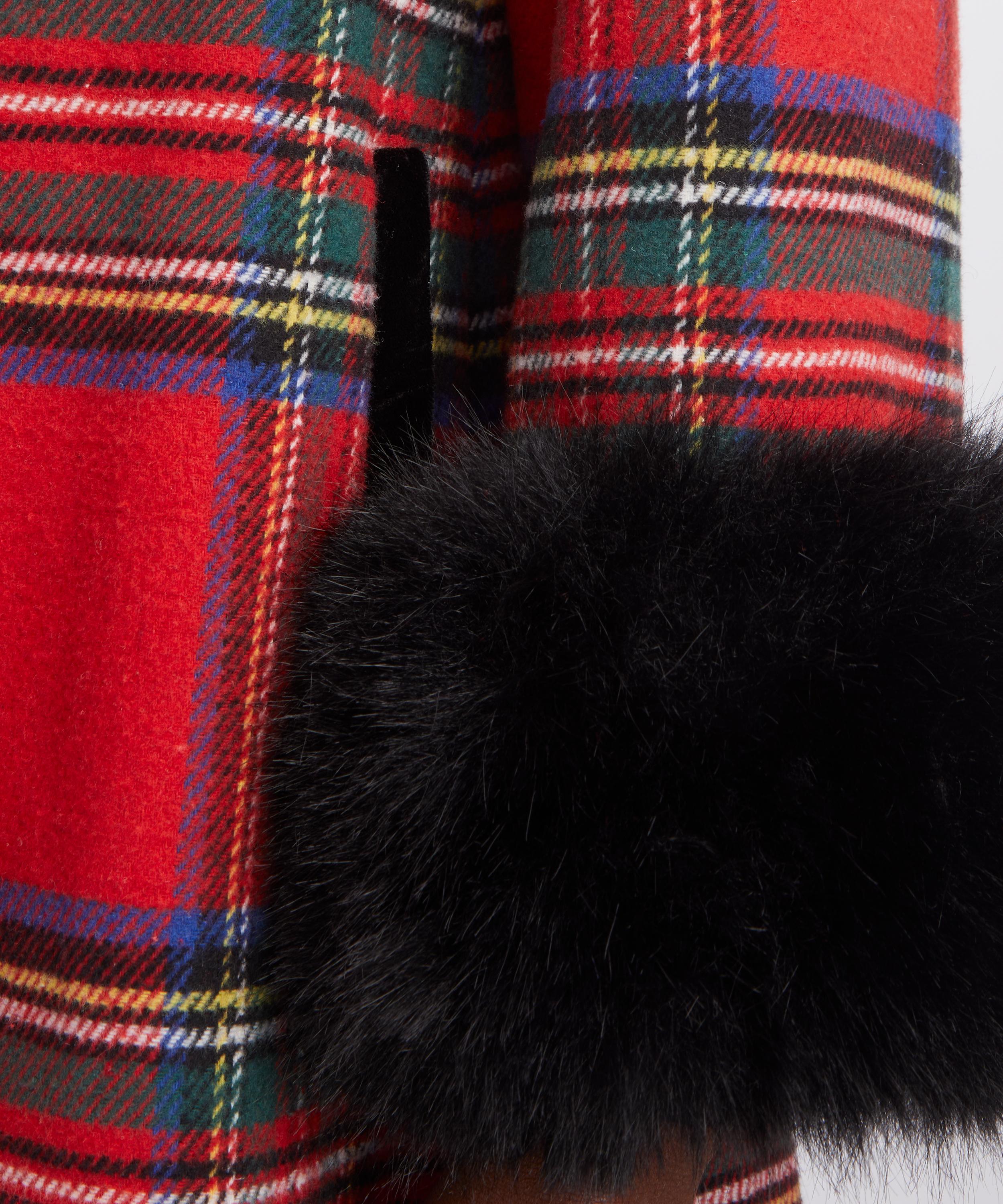 Queens of Archive - Etta Tartan Swing Coat image number 4
