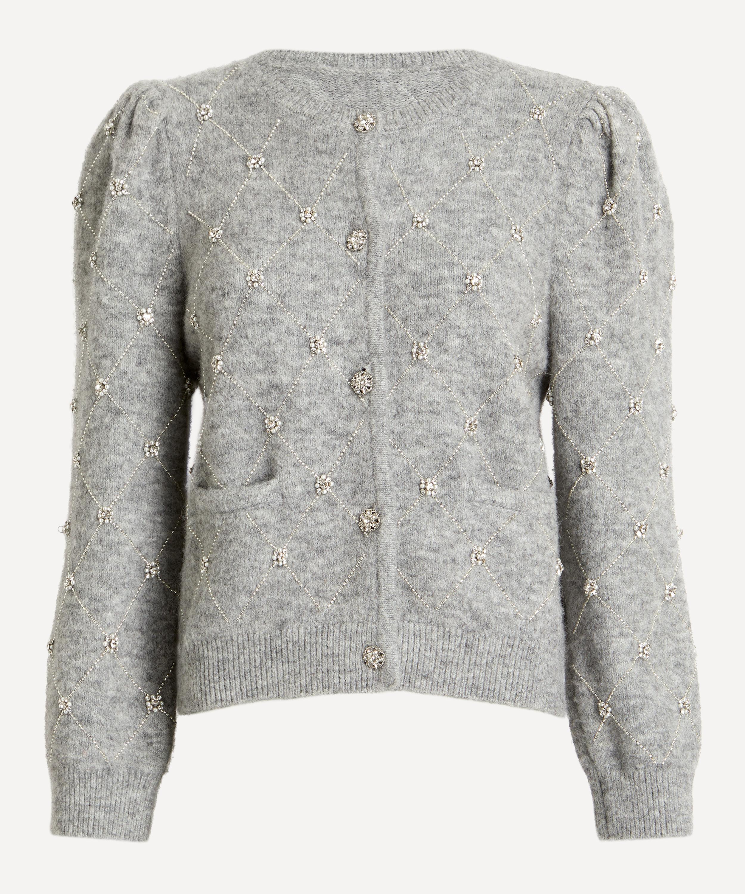 Queens of Archive - Iris Hand-Embellished Diamant&eacute; Cardigan image number 0