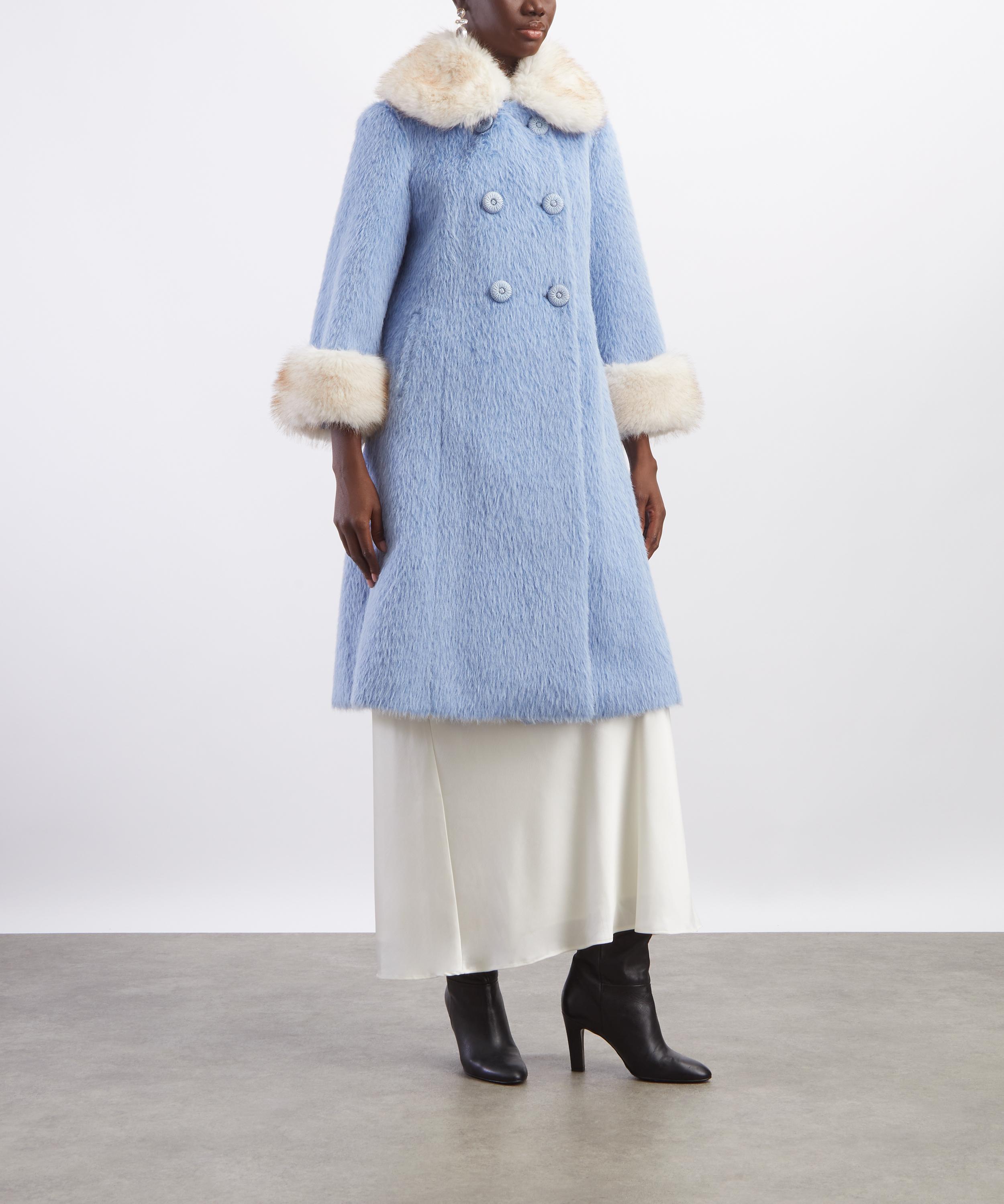 Queens of Archive - Sofia Powder Blue Coat image number 2