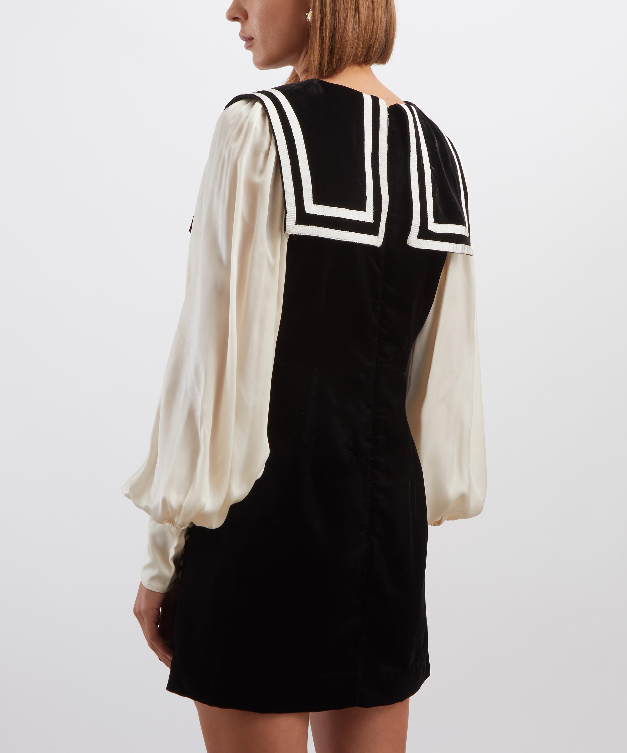 Queens of Archive - Frida Sailor Collar Mini Dress image number 3