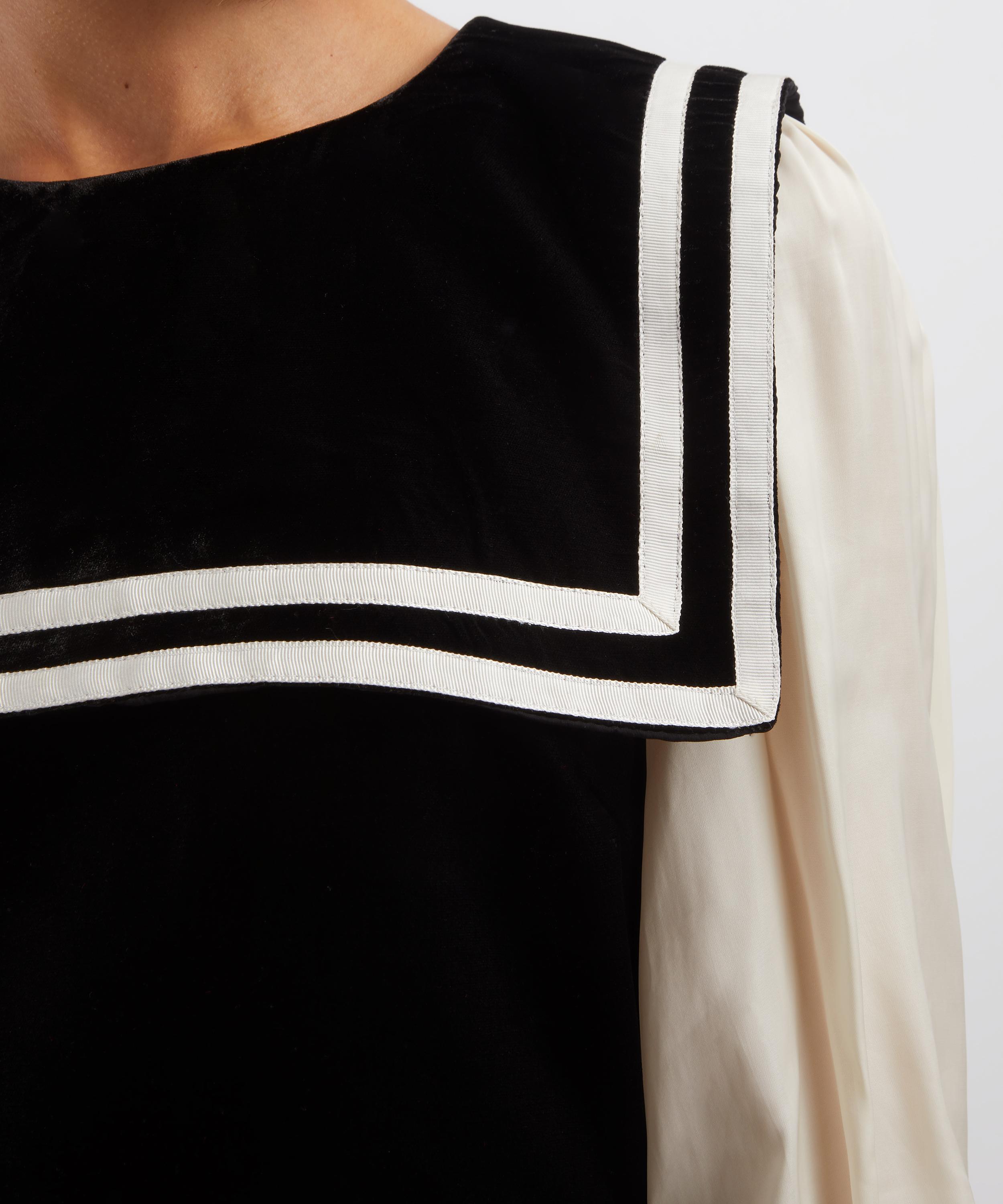 Queens of Archive - Frida Sailor Collar Mini Dress image number 4