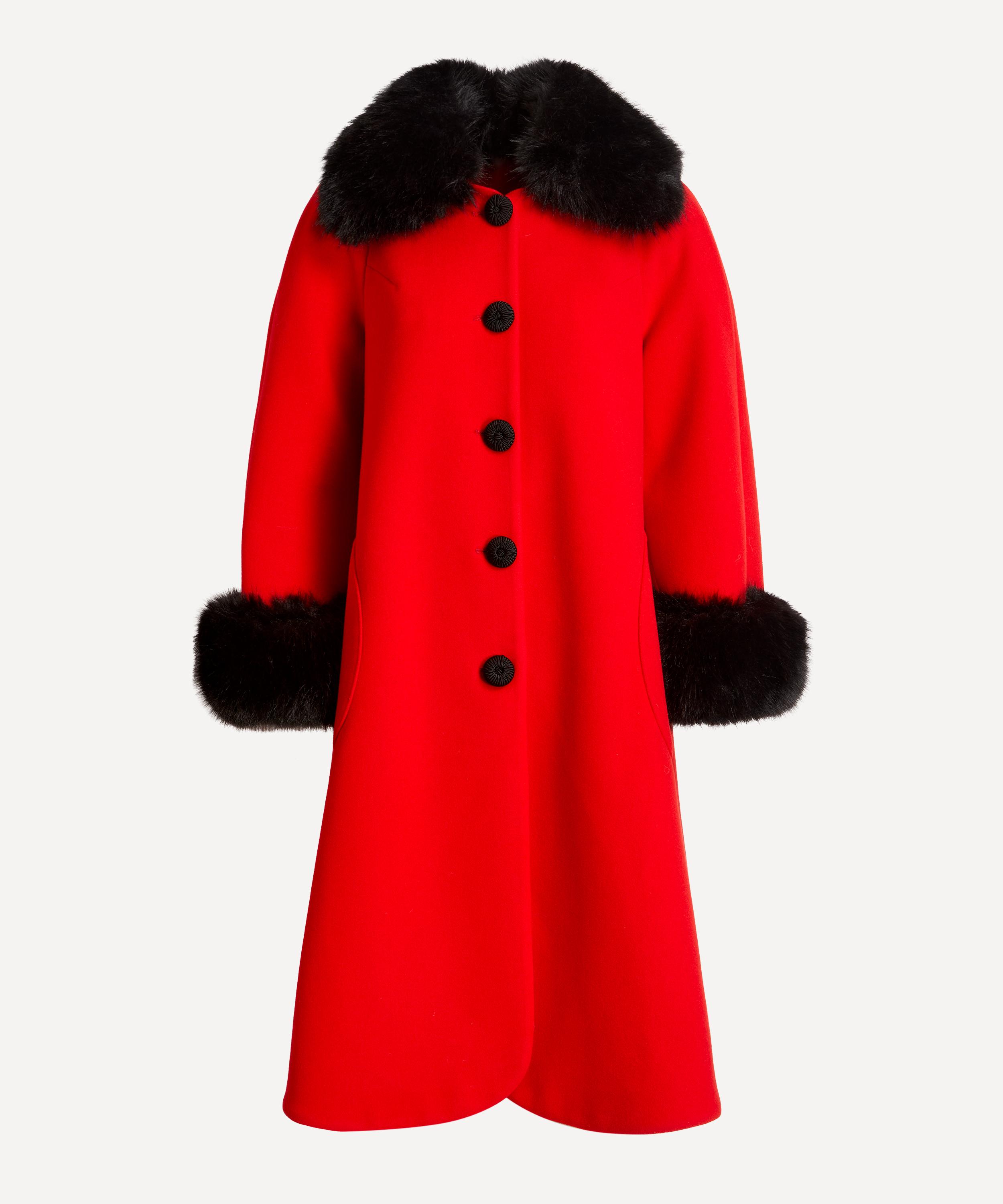 Queens of Archive - Gloria Red Opera Coat image number 0