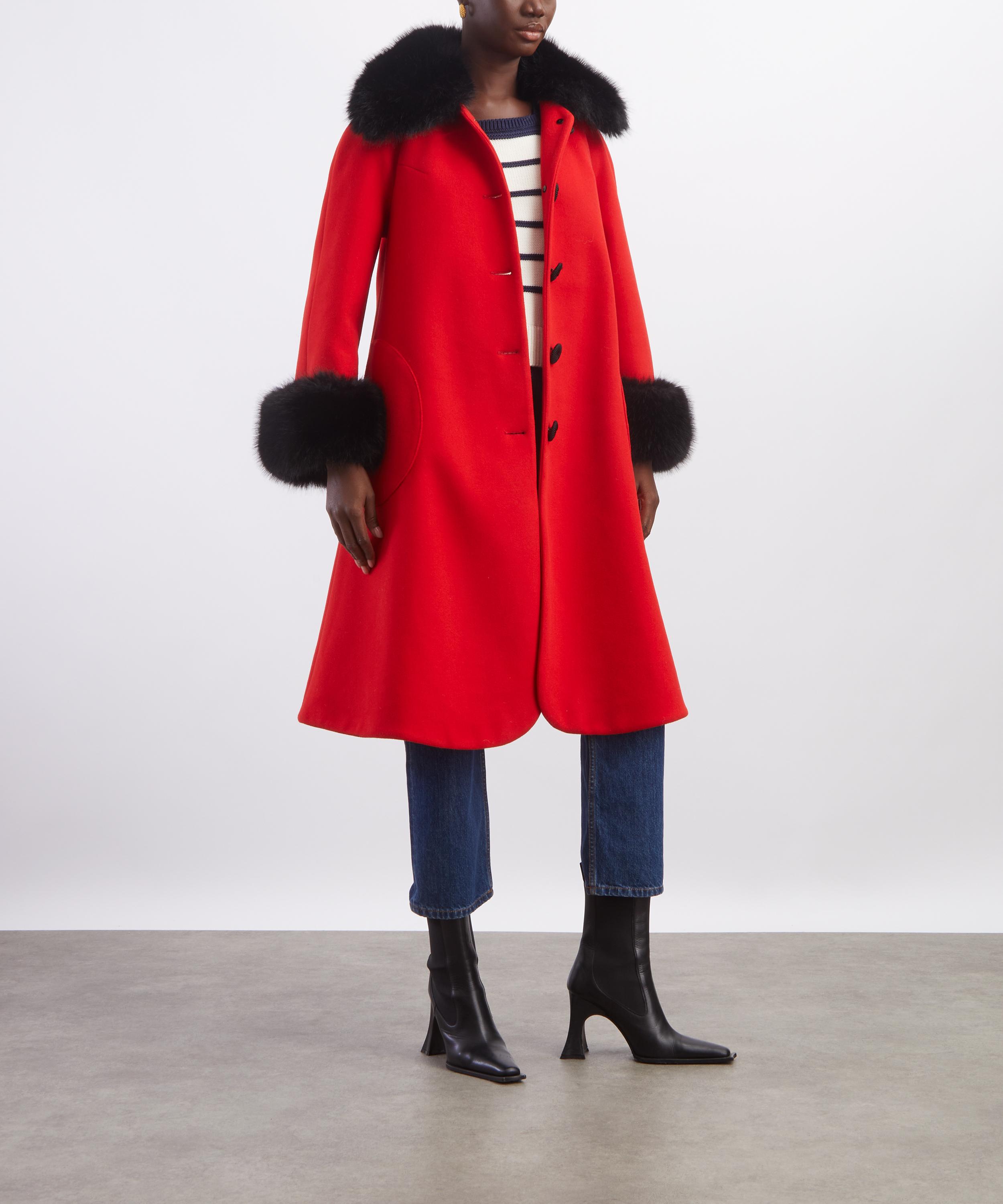 Queens of Archive - Gloria Red Opera Coat image number 1