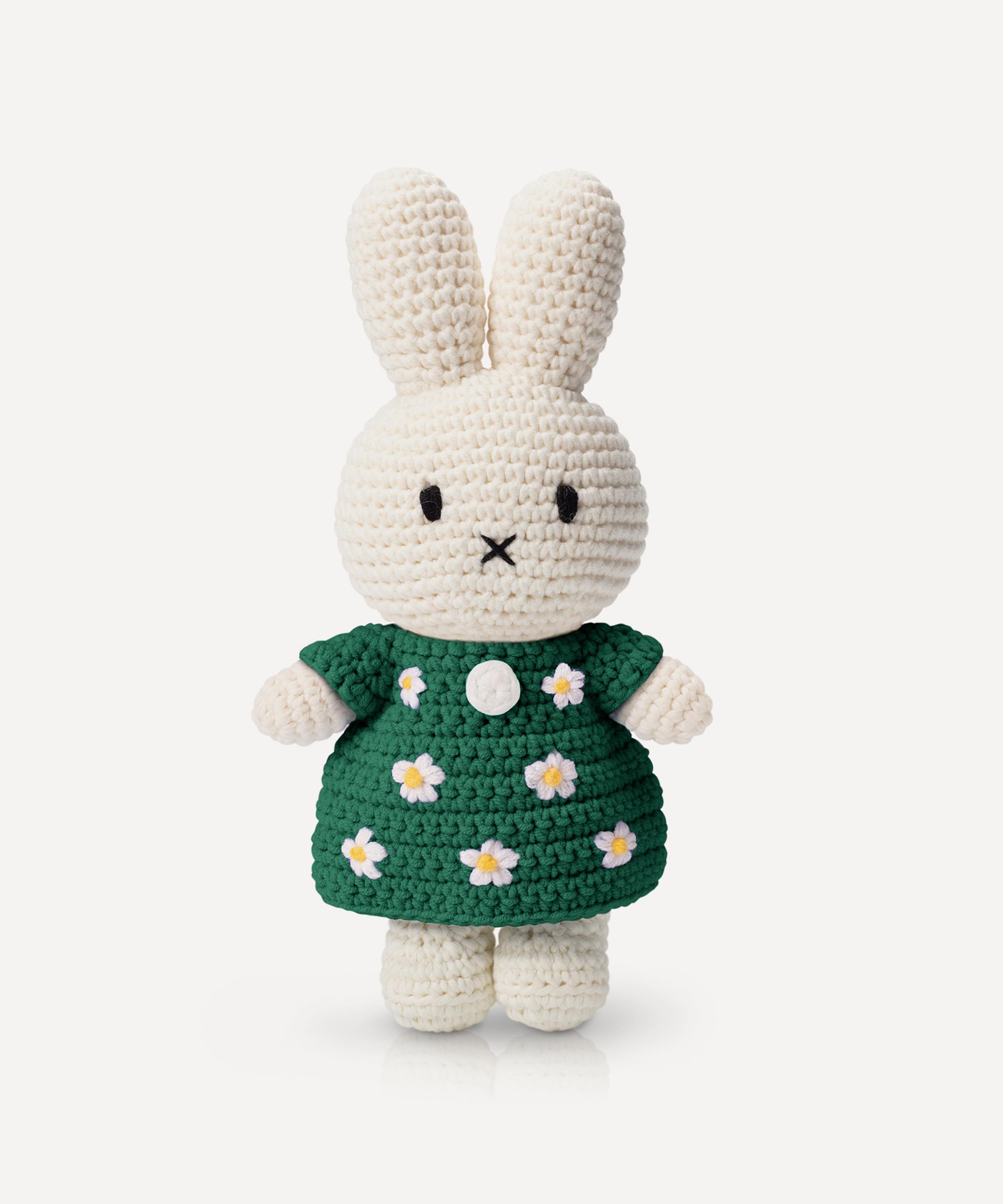 Miffy - Miffy Green Flower Dress Soft Toy image number 0