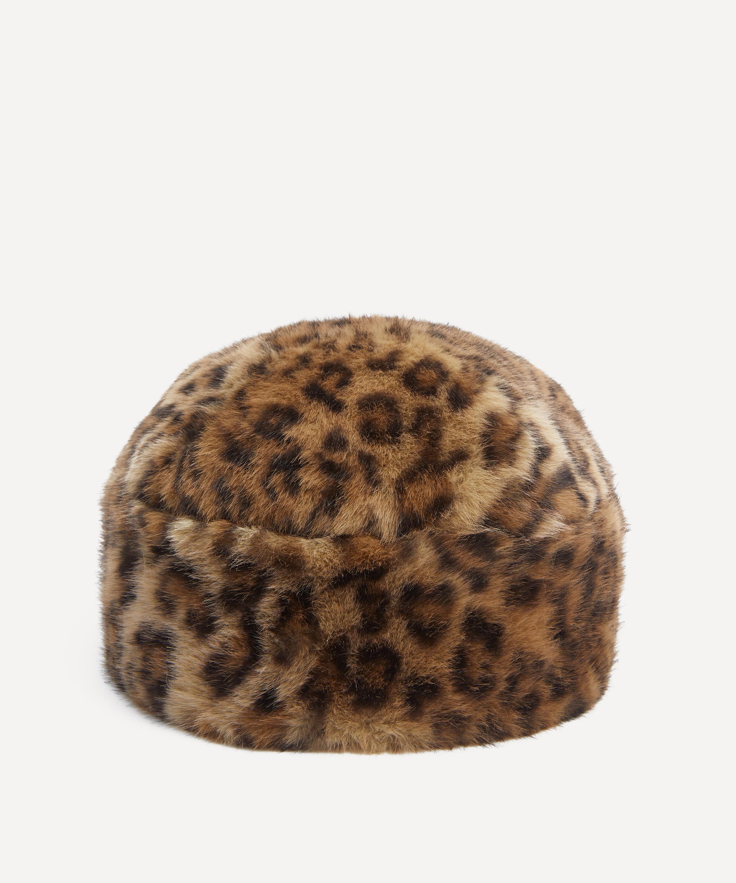 Queens of Archive - Edie Leopard Print Pillbox Hat