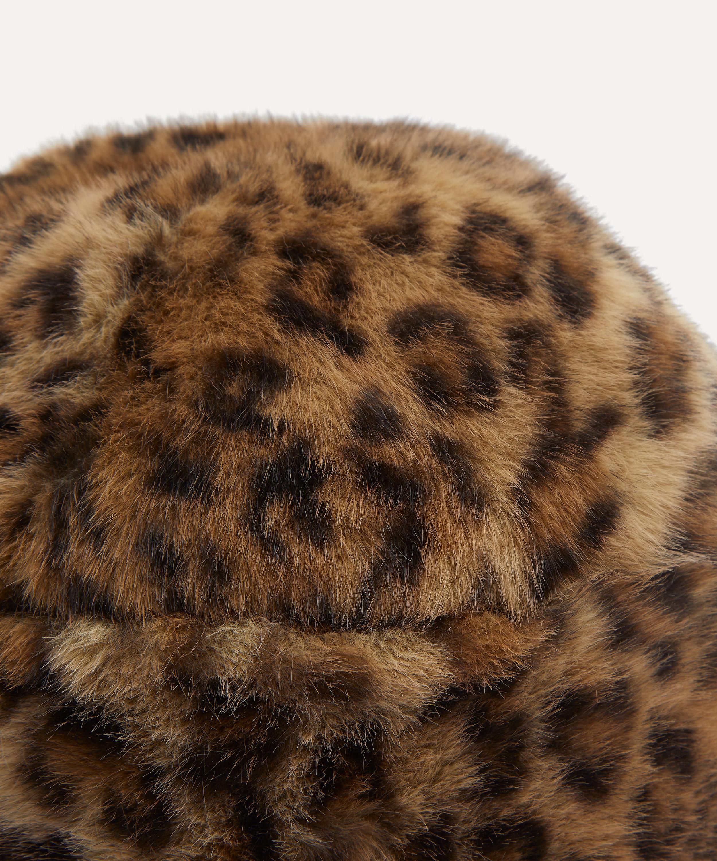 Queens of Archive - Edie Leopard Print Pillbox Hat image number 2