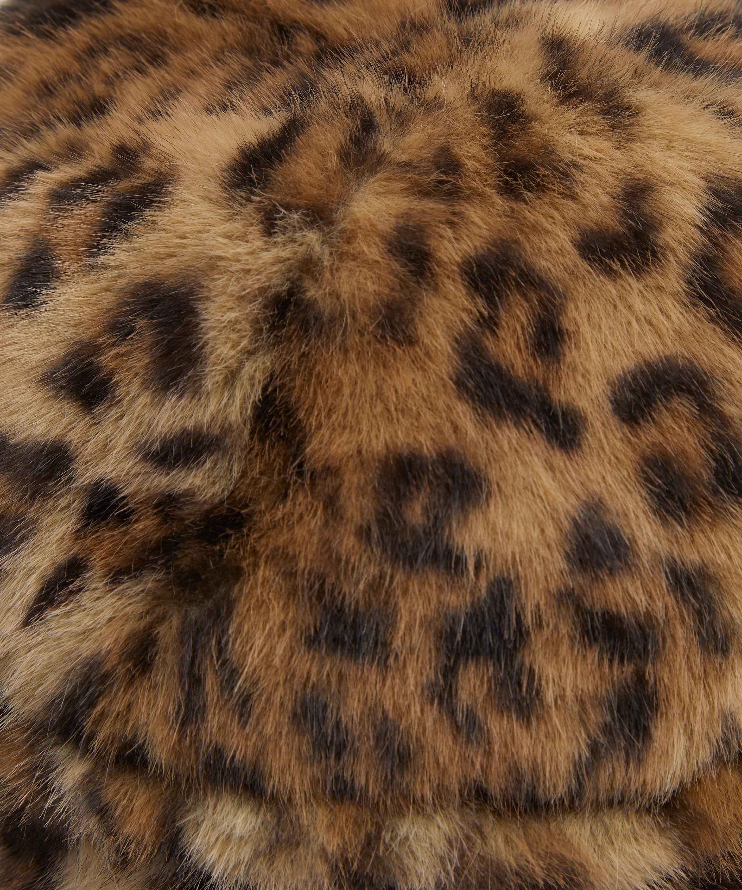 Queens of Archive - Edie Leopard Print Pillbox Hat image number 3