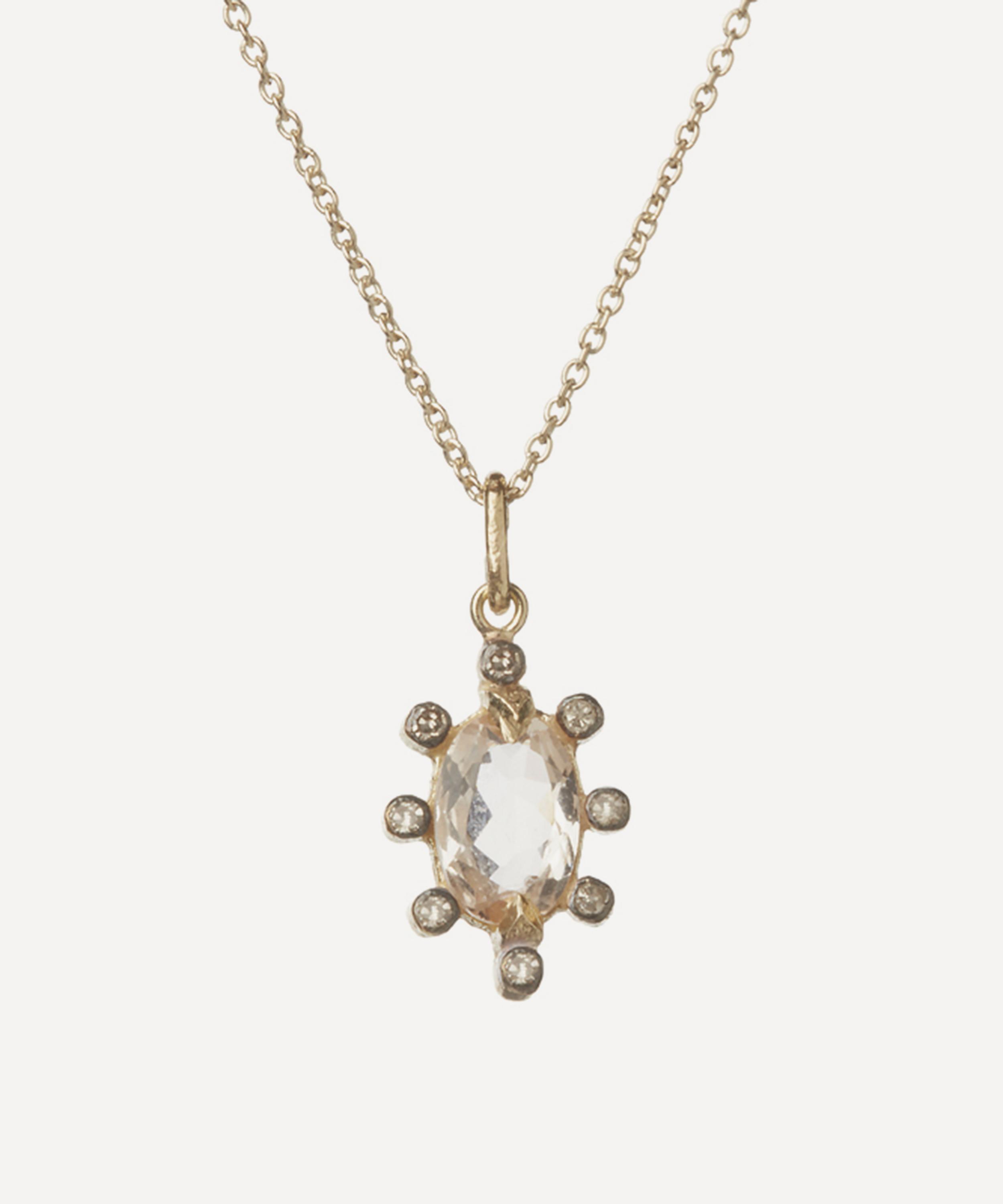 5 Octobre - 14ct Gold Flora Morga Pendant Necklace image number 0