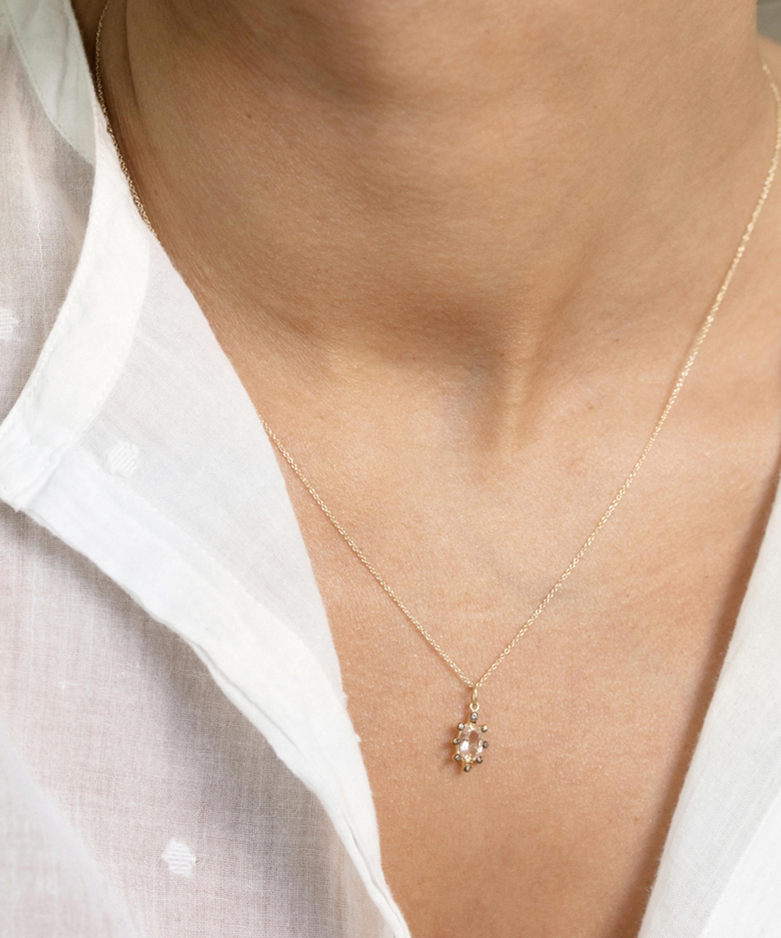 5 Octobre - 14ct Gold Flora Morga Pendant Necklace image number 1
