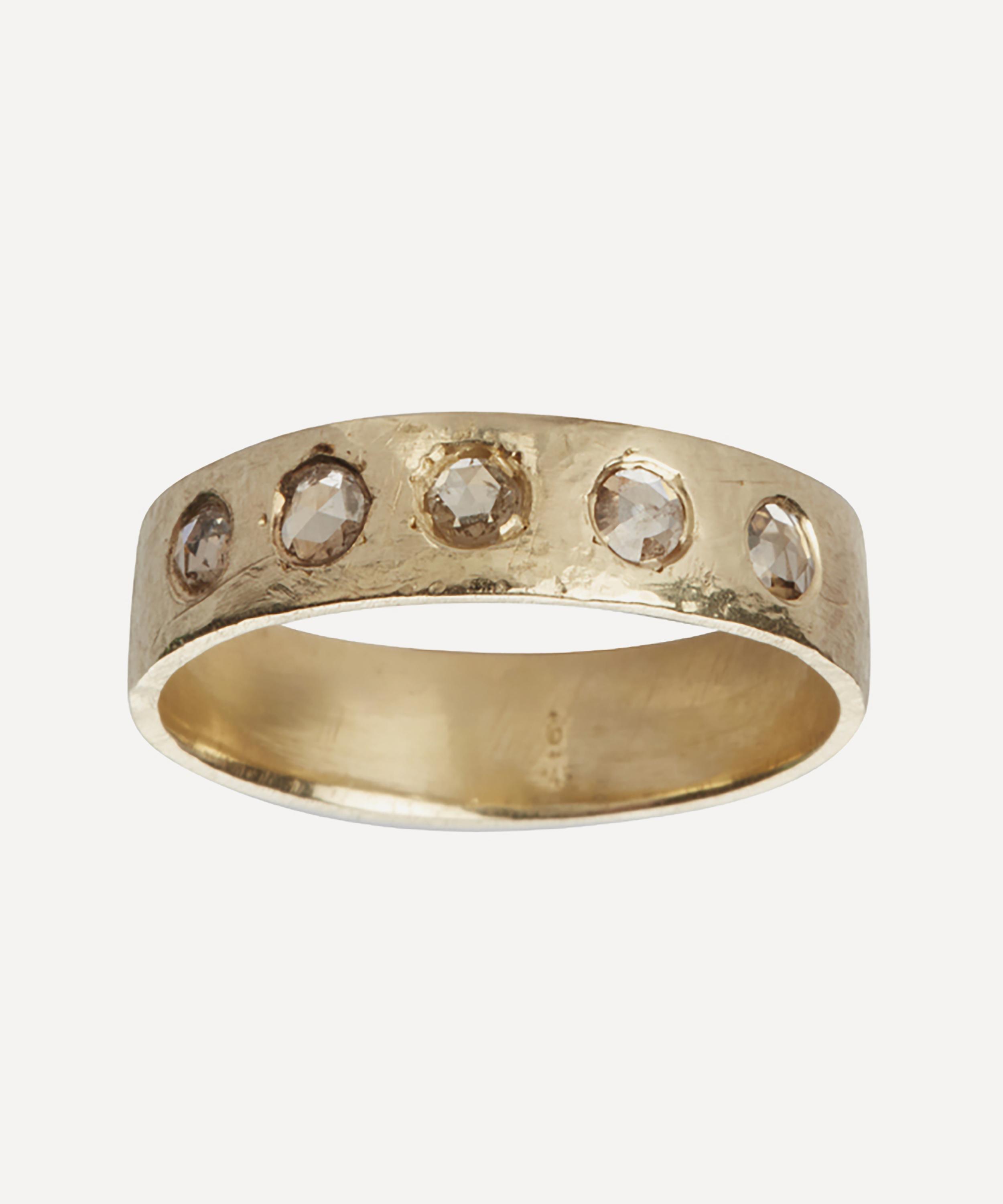 5 Octobre - 14ct Gold Band Ring image number 0