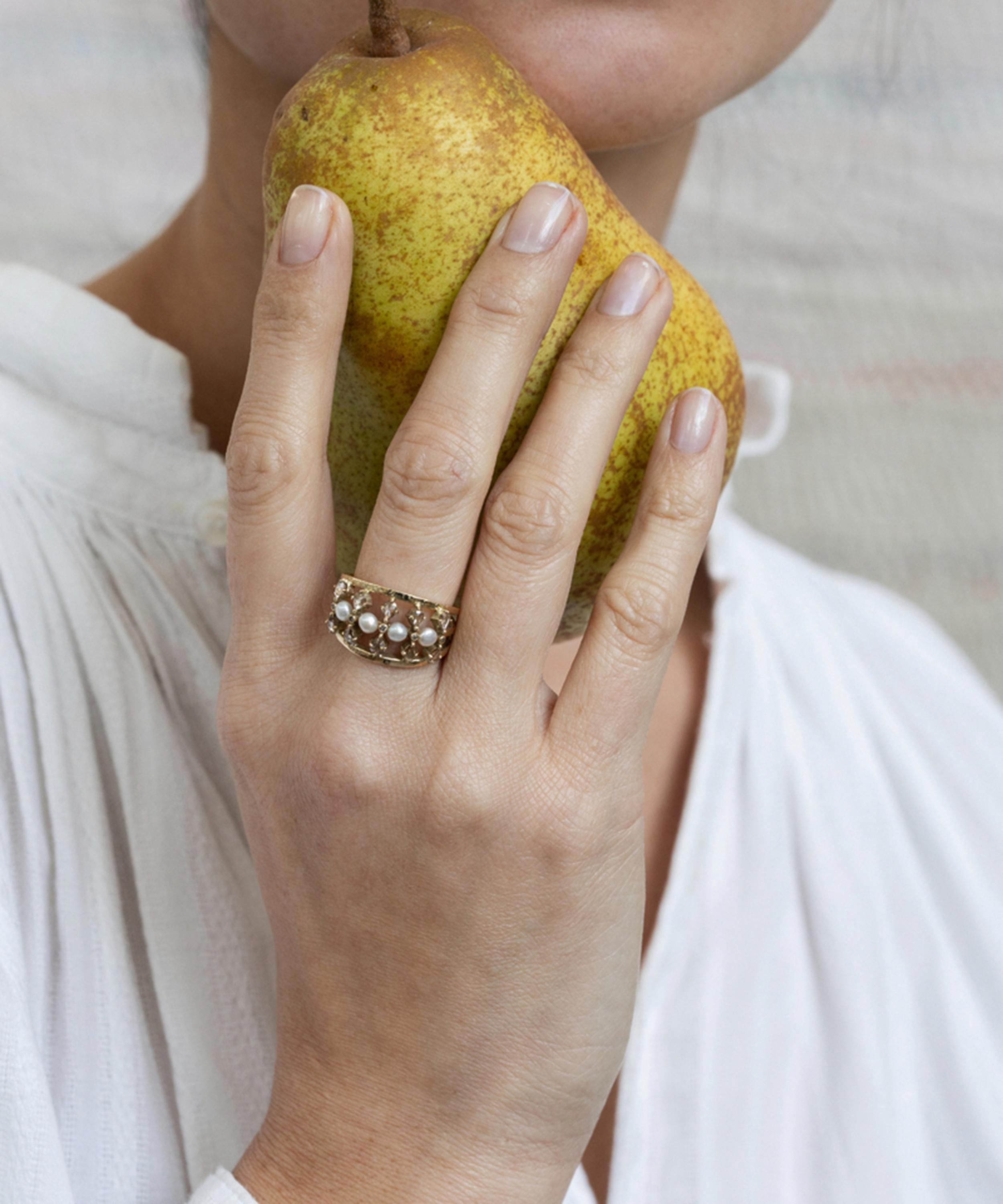 5 Octobre - 14ct Gold Adi Statement Ring image number 1